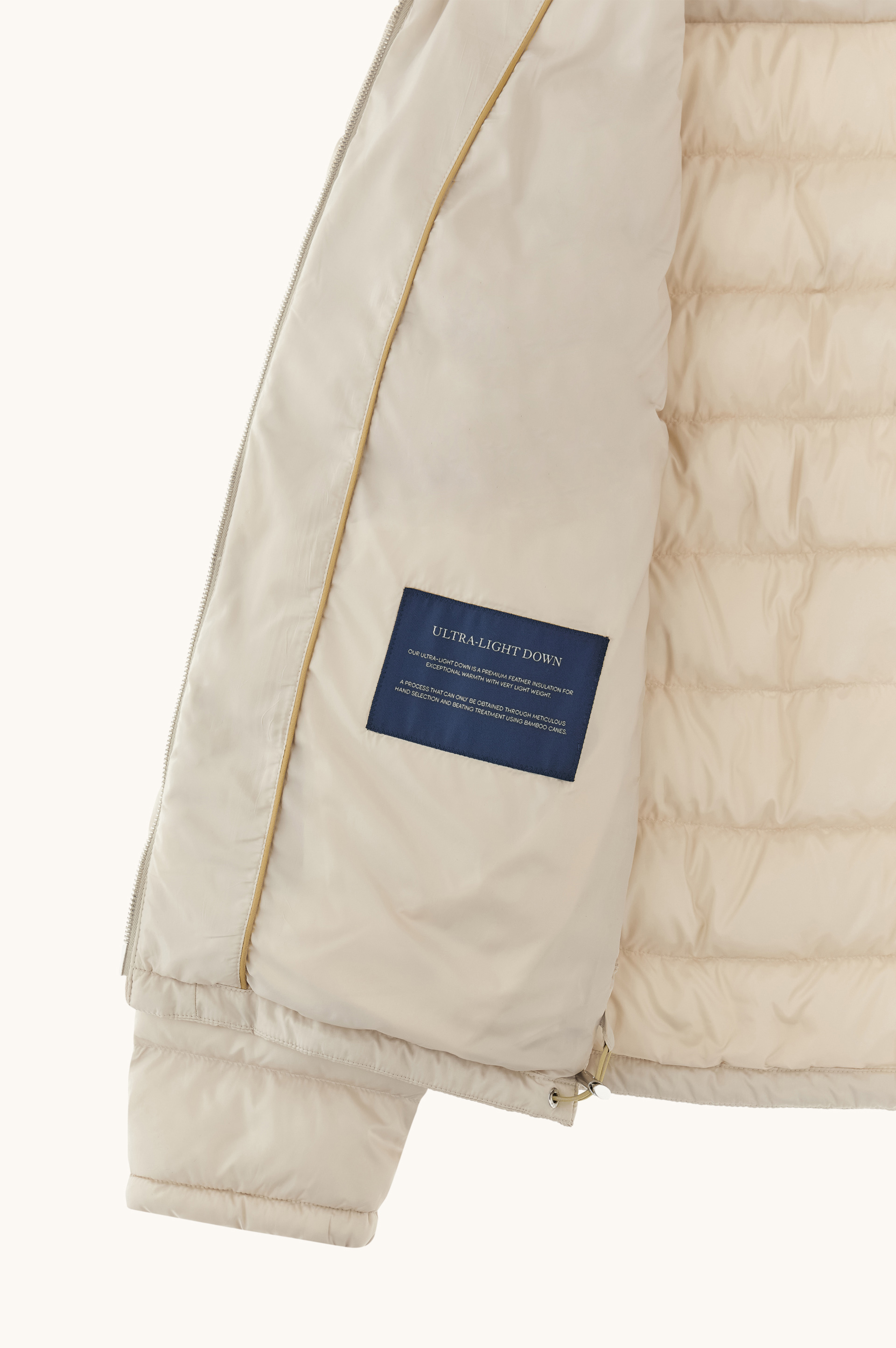 Technical Ultralight down jacket with Alcantara&reg; details image number 6