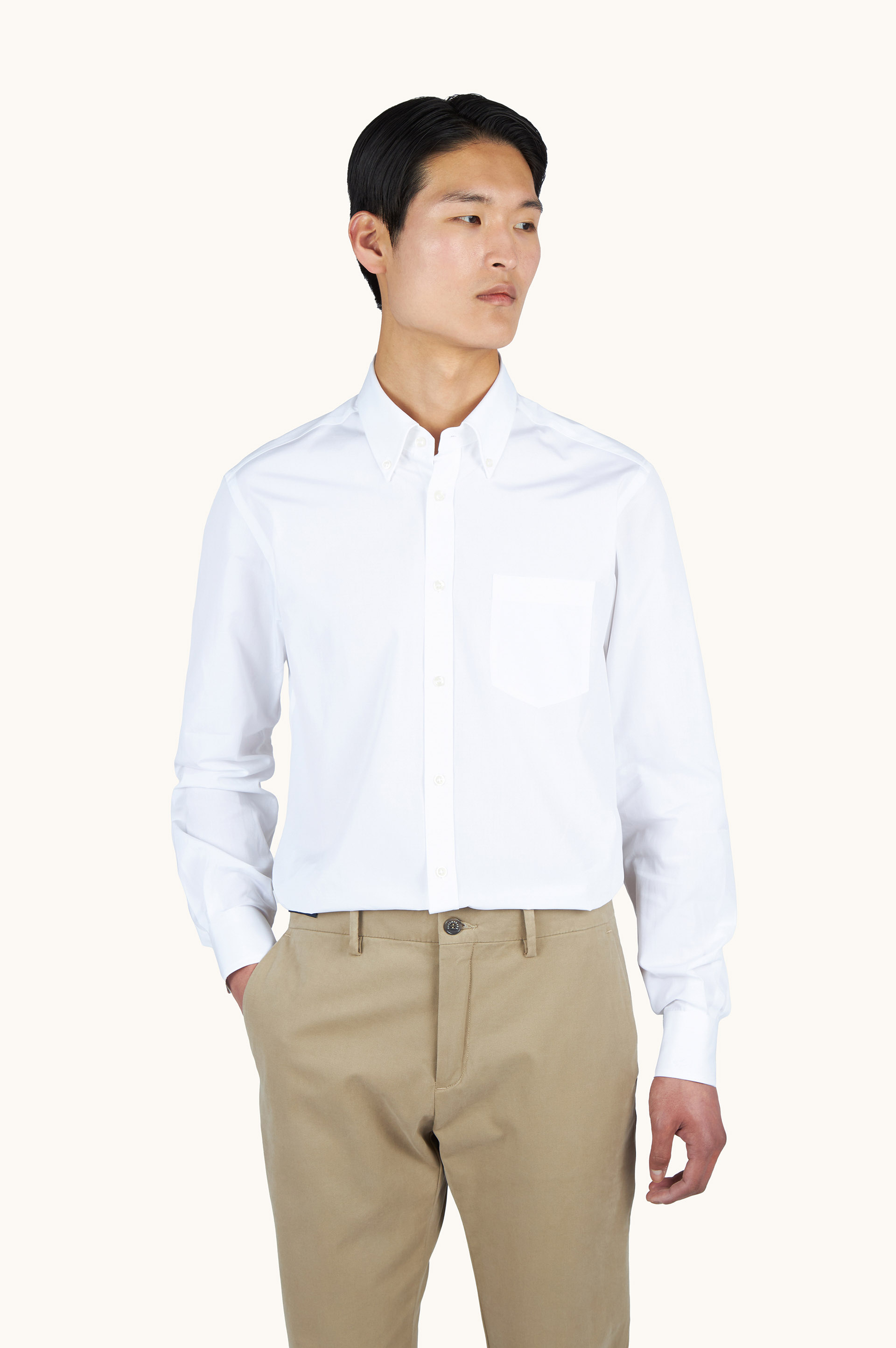 Cotton Poplin Shirt Soffio image number 0