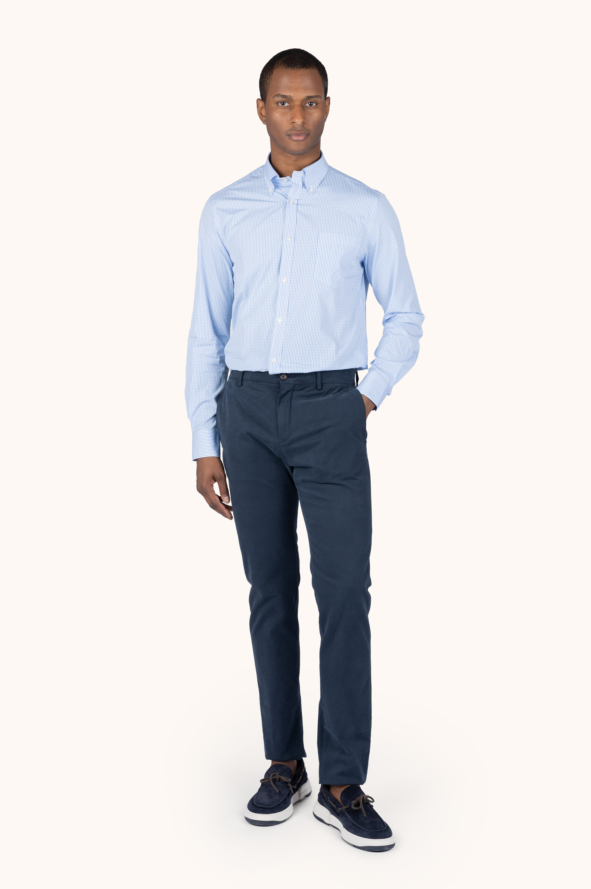 Camisa de popel&iacute;n de algod&oacute;n Soffio image number 1