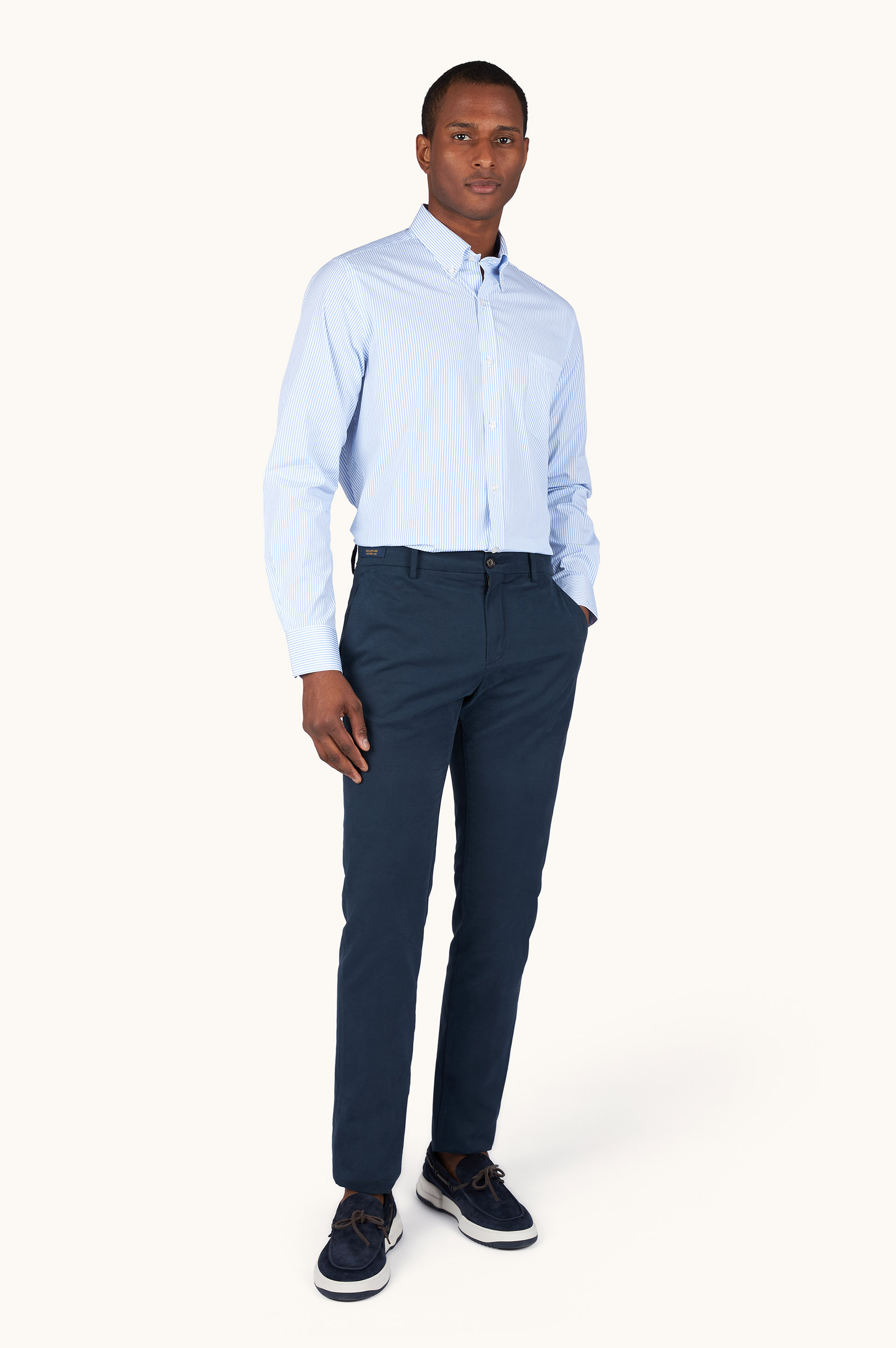 Camisa de popel&iacute;n de algod&oacute;n Soffio image number 1