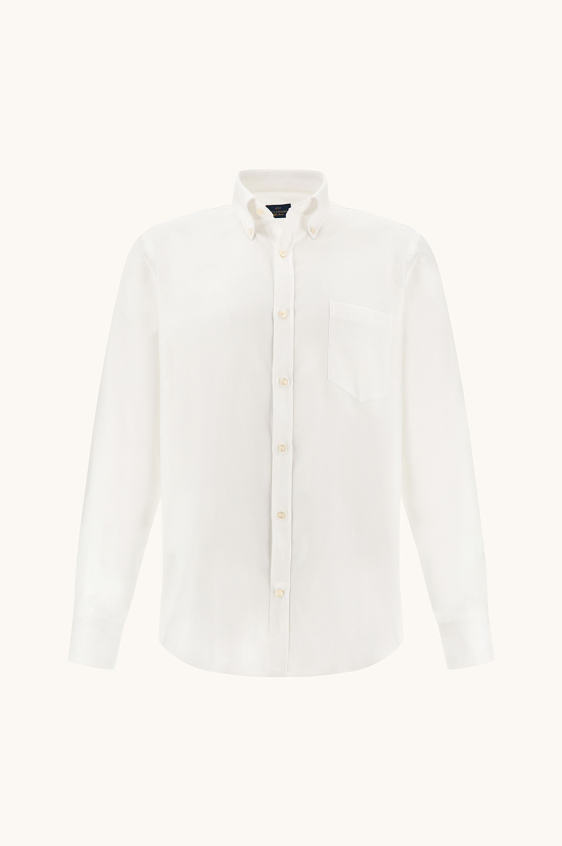 Soffio cotton shirt with damier pattern image number 0