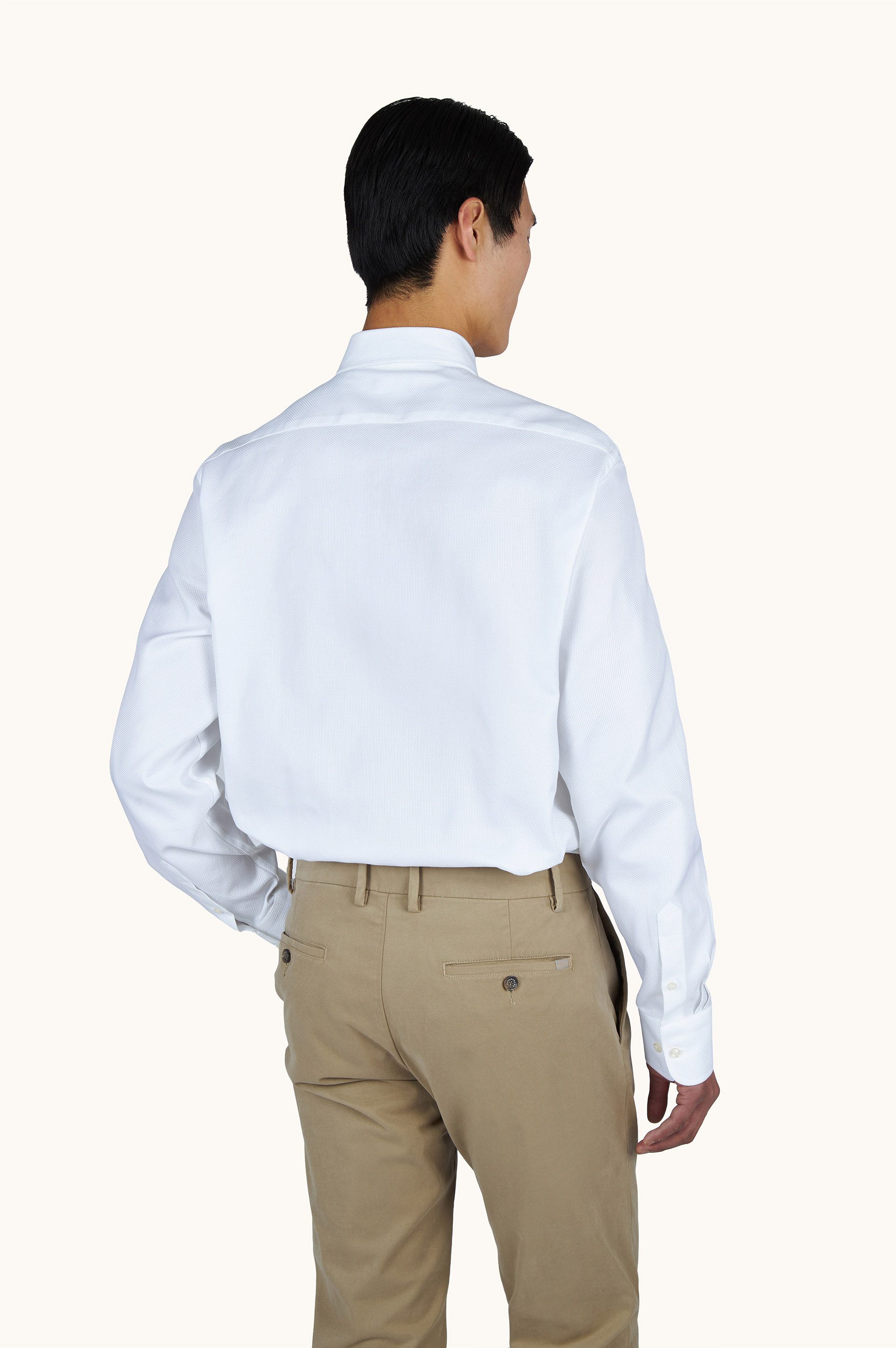 Soffio cotton shirt with damier pattern image number 3