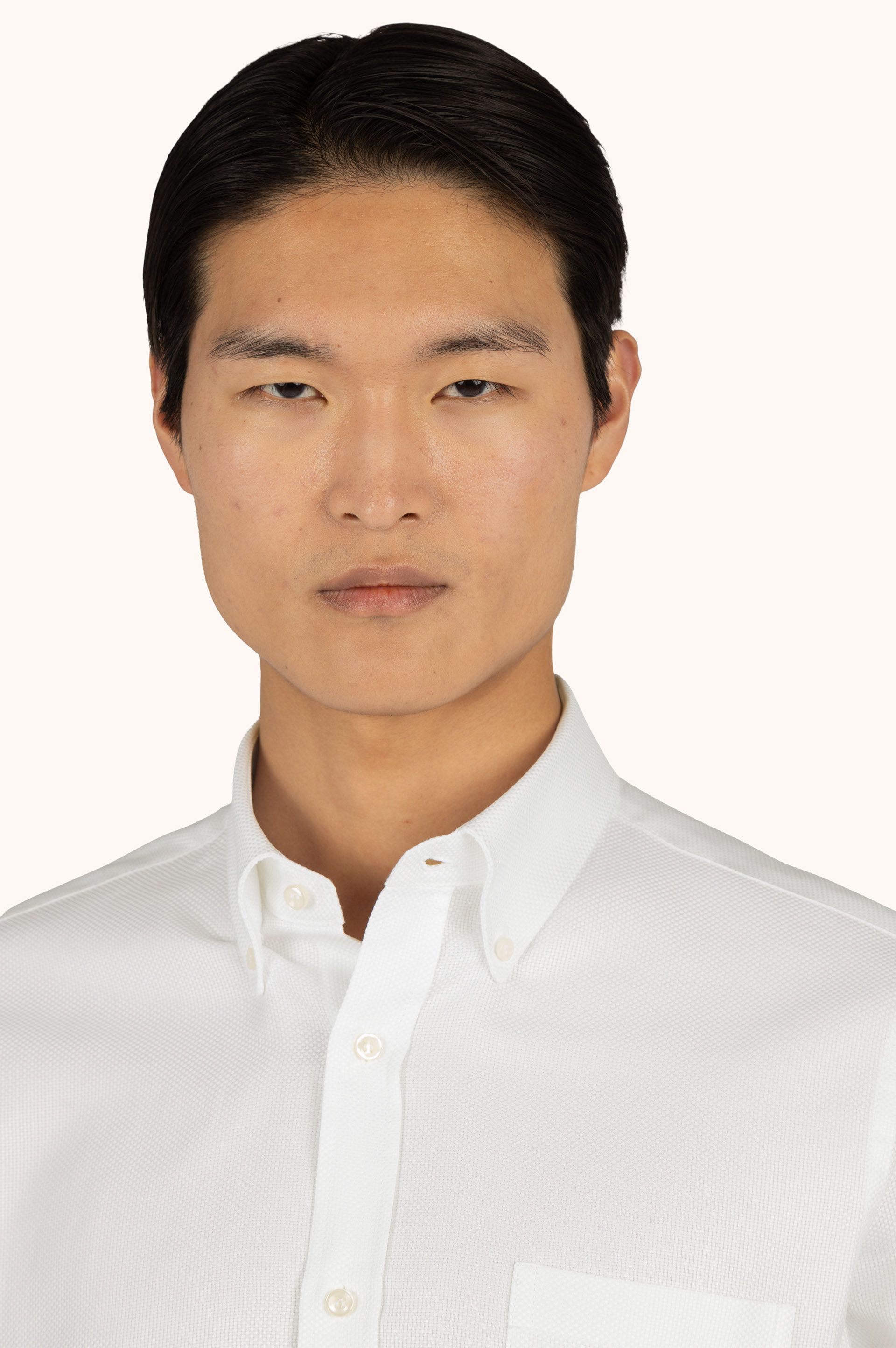 Soffio cotton shirt with damier pattern image number 4