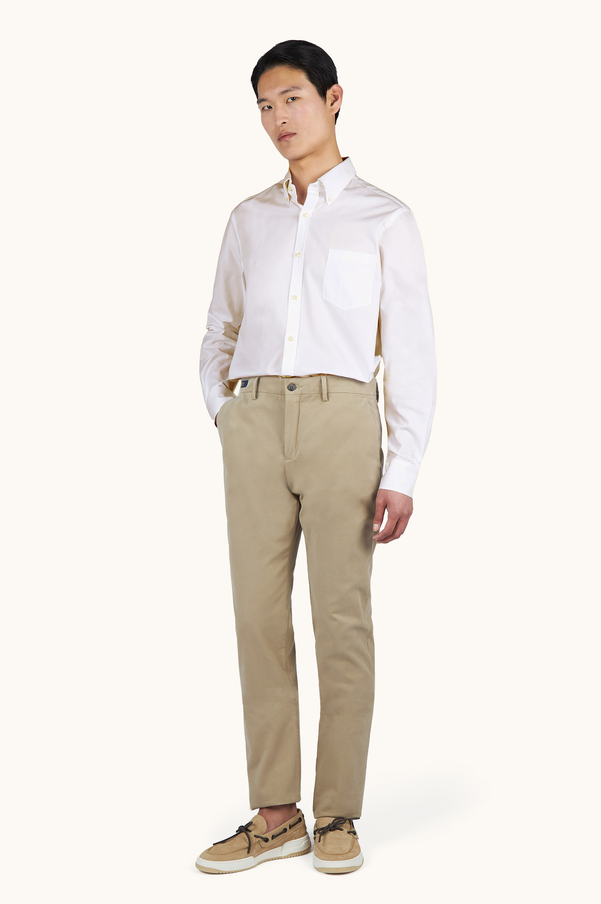 Soffio cotton twill shirt image number 2