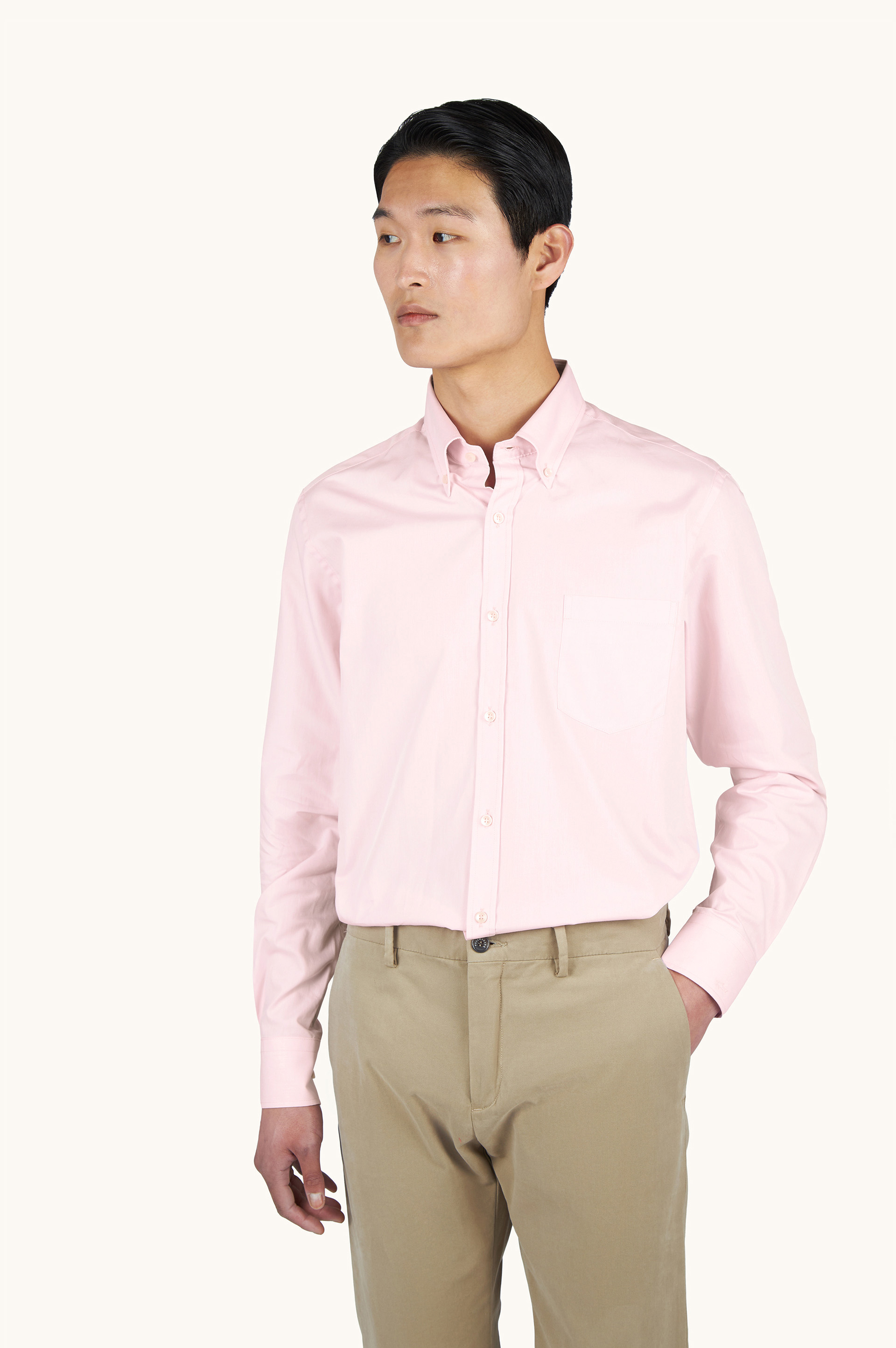 Soffio cotton twill shirt image number 0