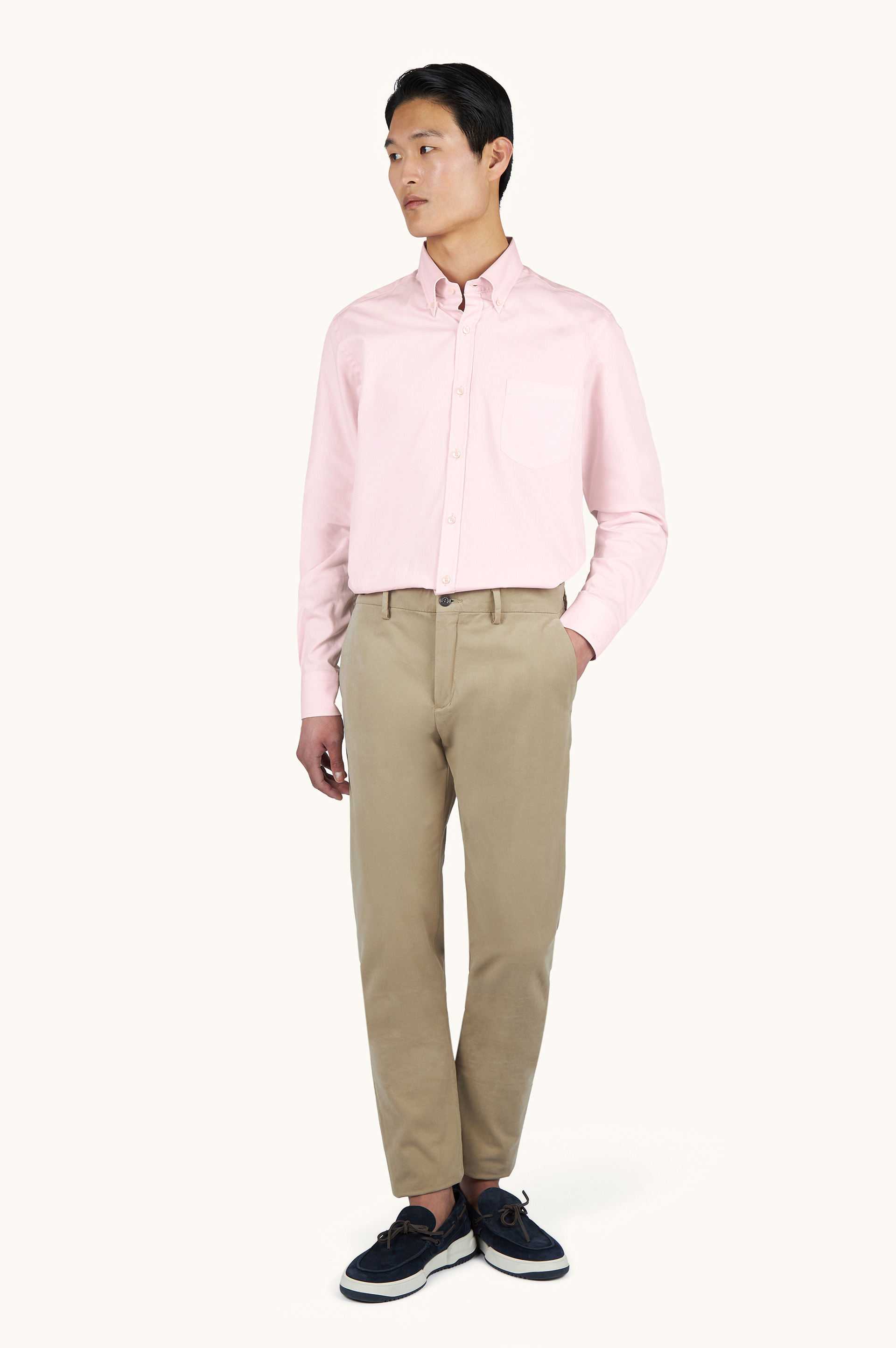 Soffio cotton twill shirt image number 2
