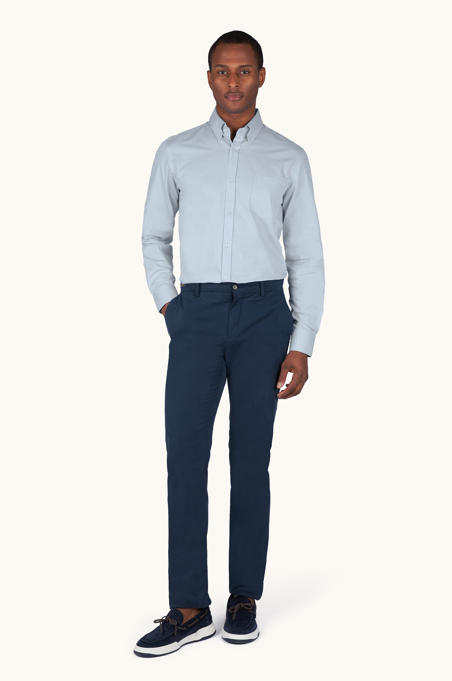 Soffio cotton twill shirt image number 2