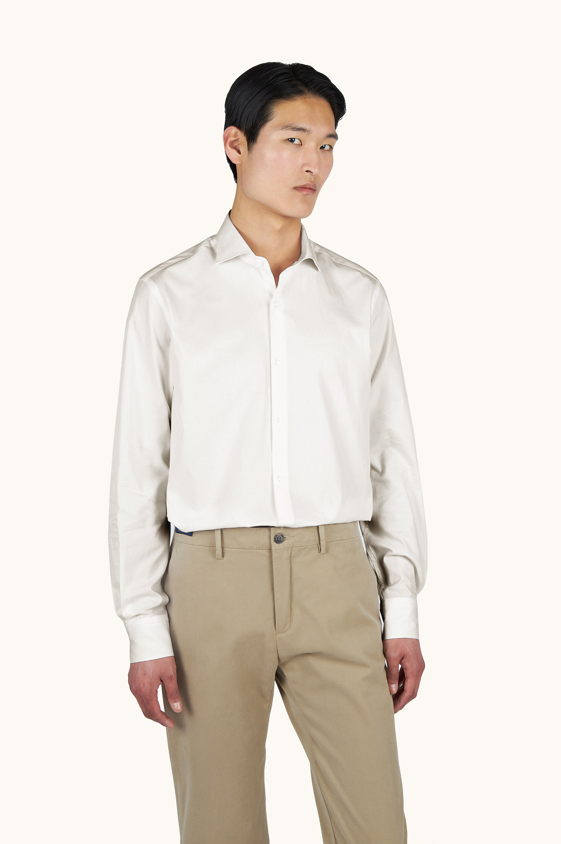 Soffio cotton twill shirt image number 0