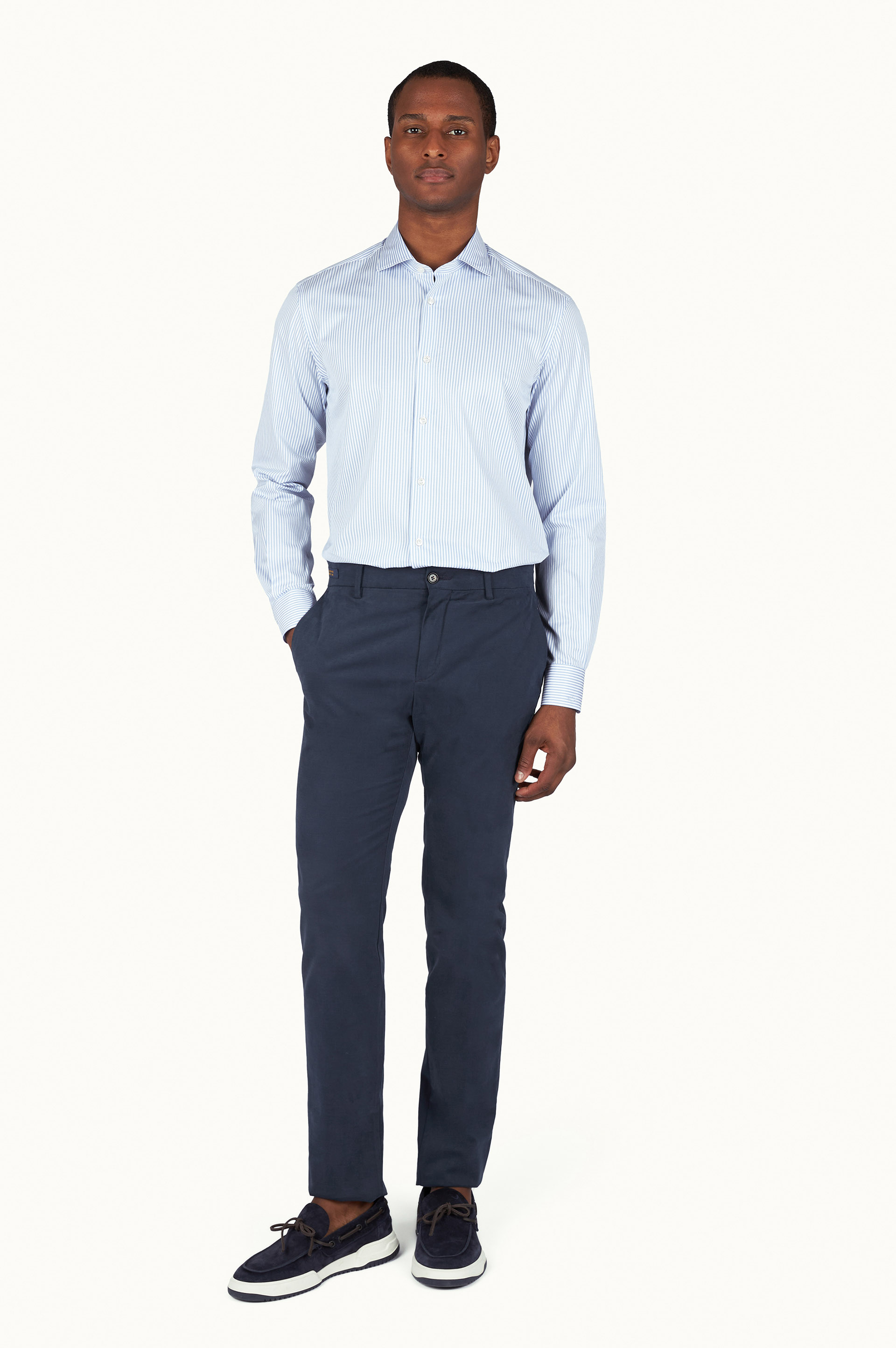 Soffio cotton twill shirt image number 2