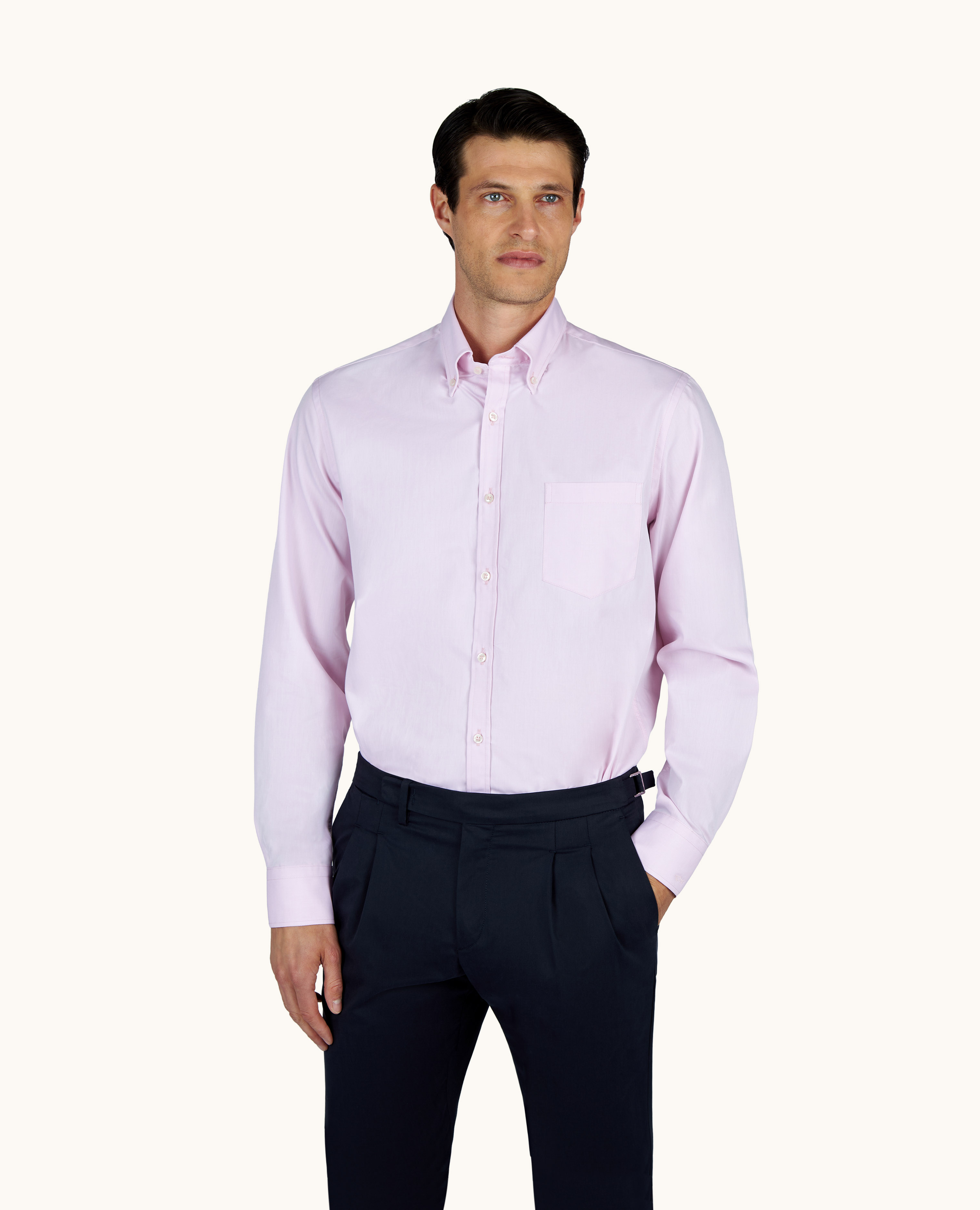 Soffio cotton twill shirt image number 0