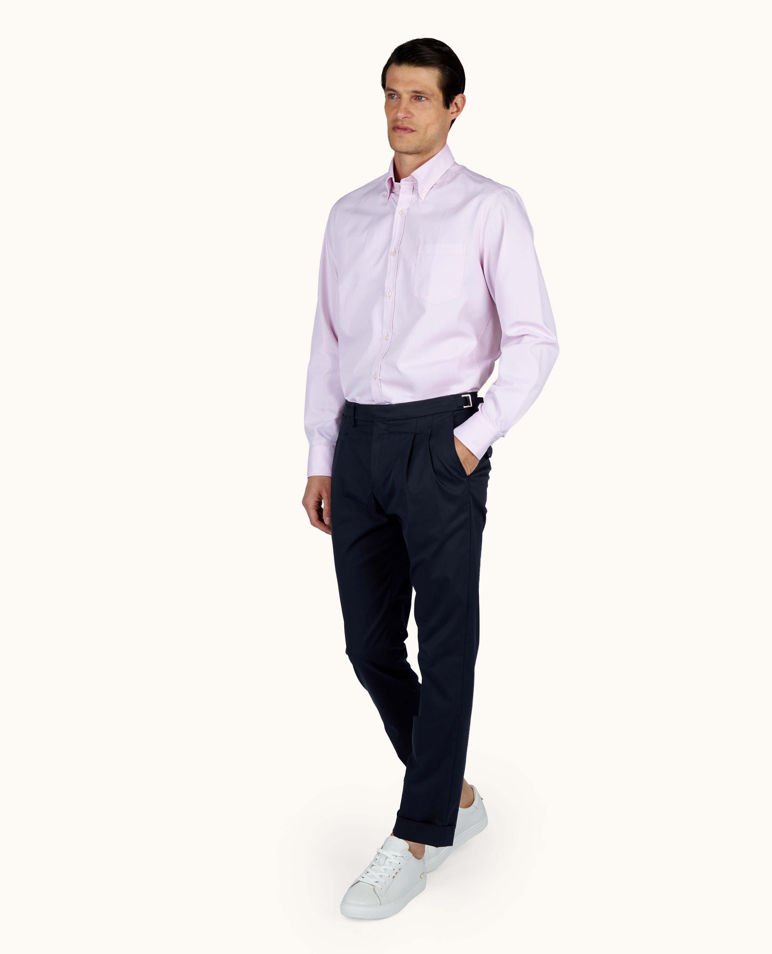 Soffio cotton twill shirt image number 1