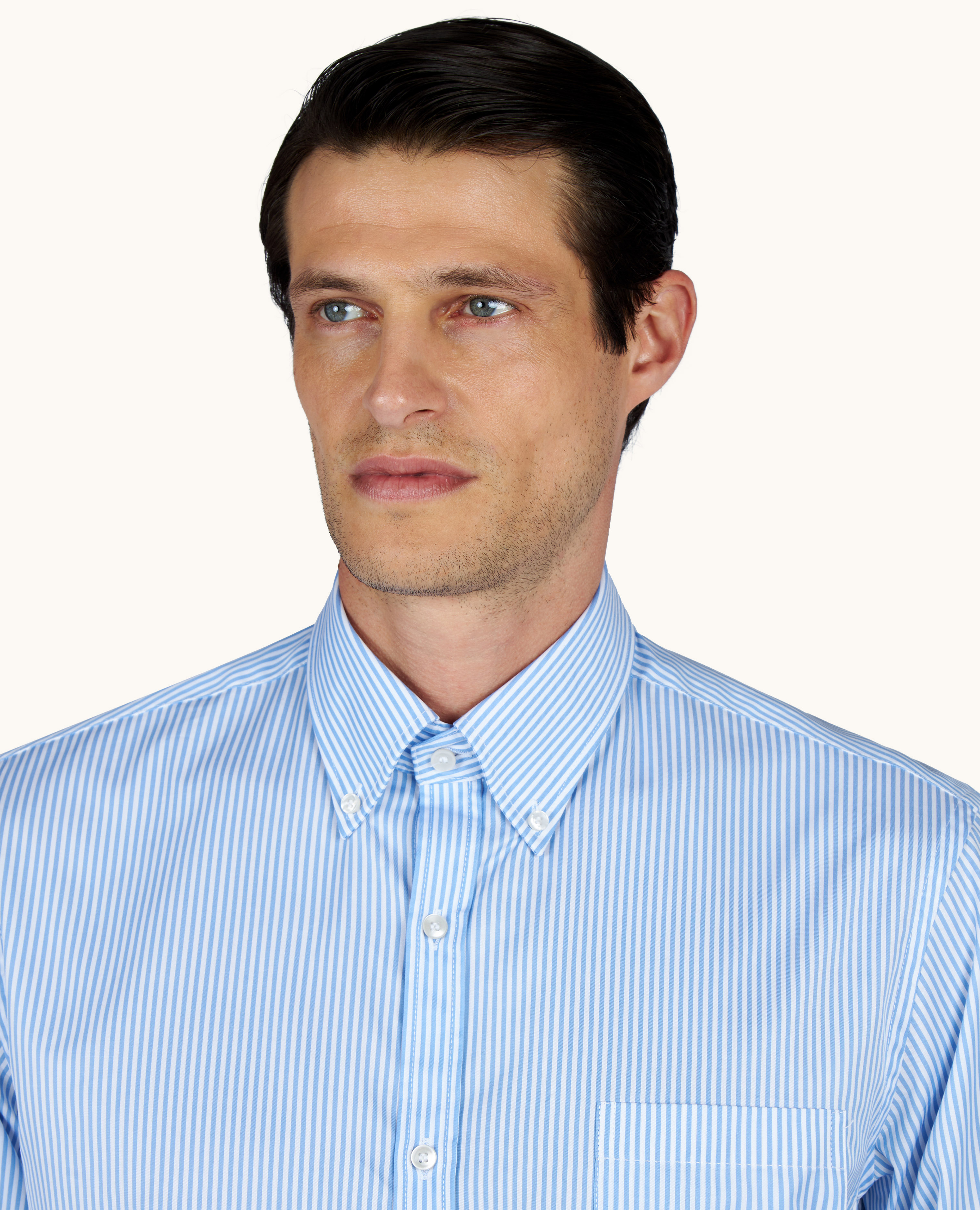 Camisa de sarga de algod&oacute;n Soffio image number 3