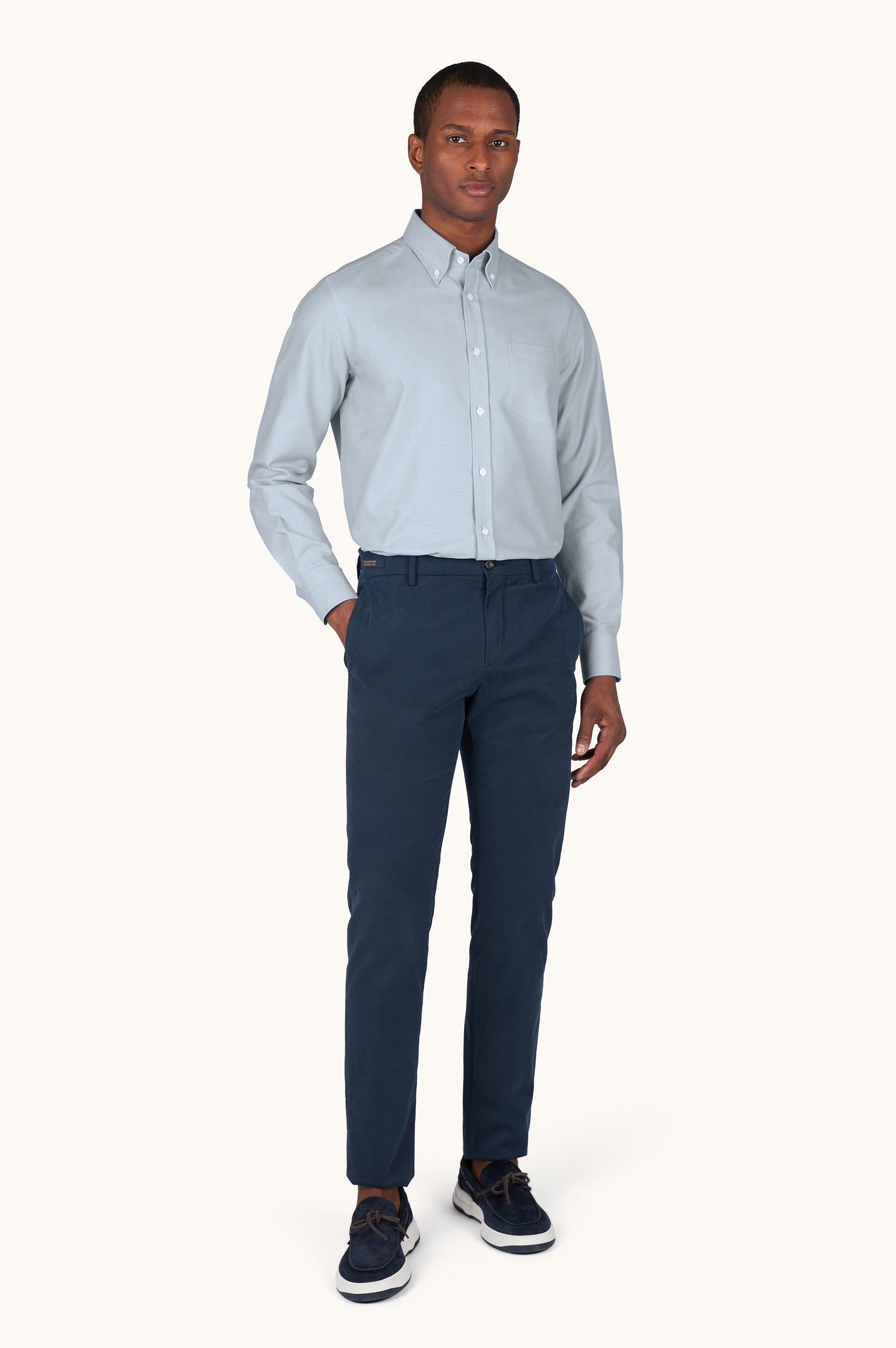 Cotton Oxford Shirt Soffio image number 2