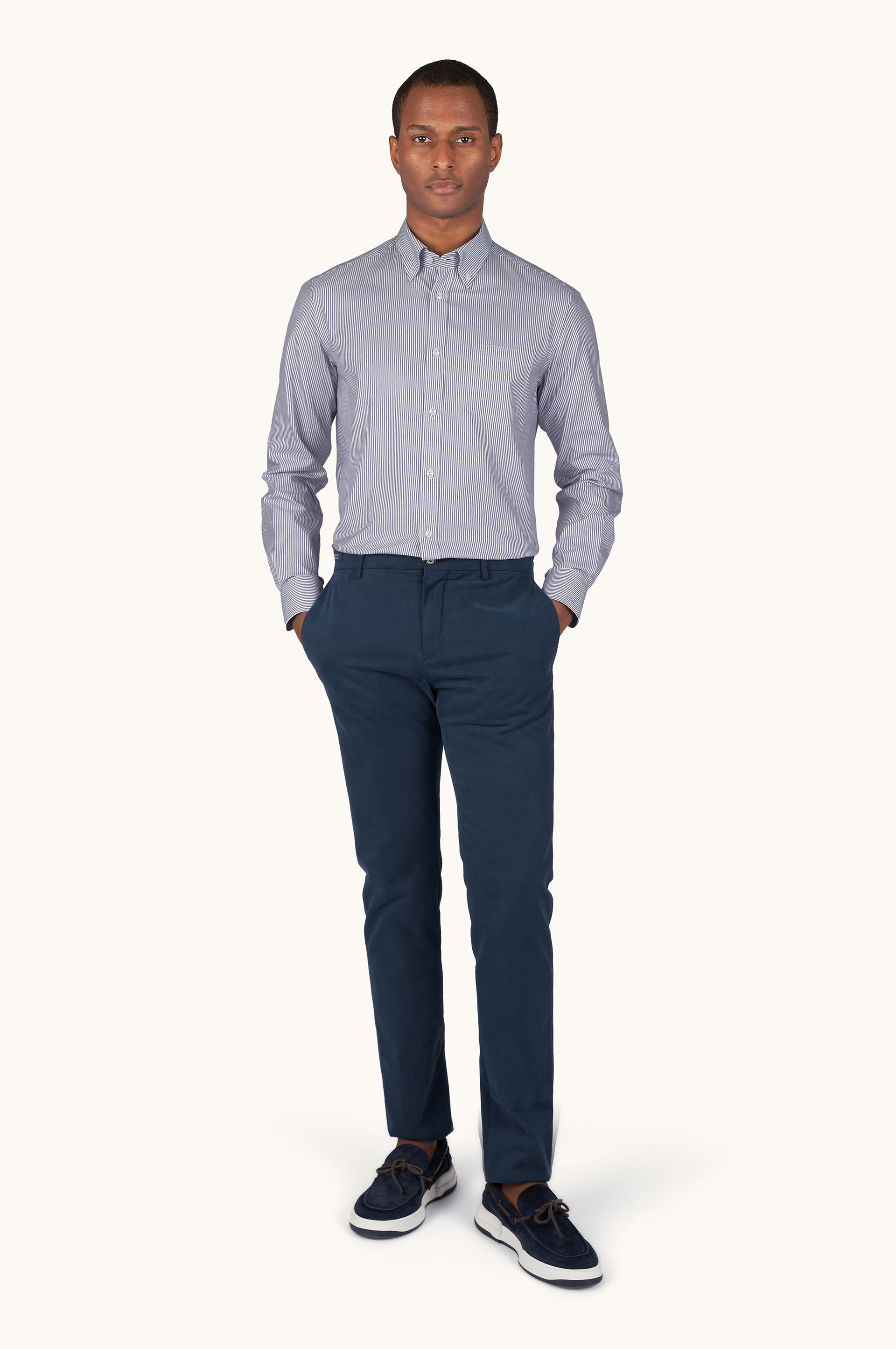 Cotton Oxford Shirt Soffio image number 1