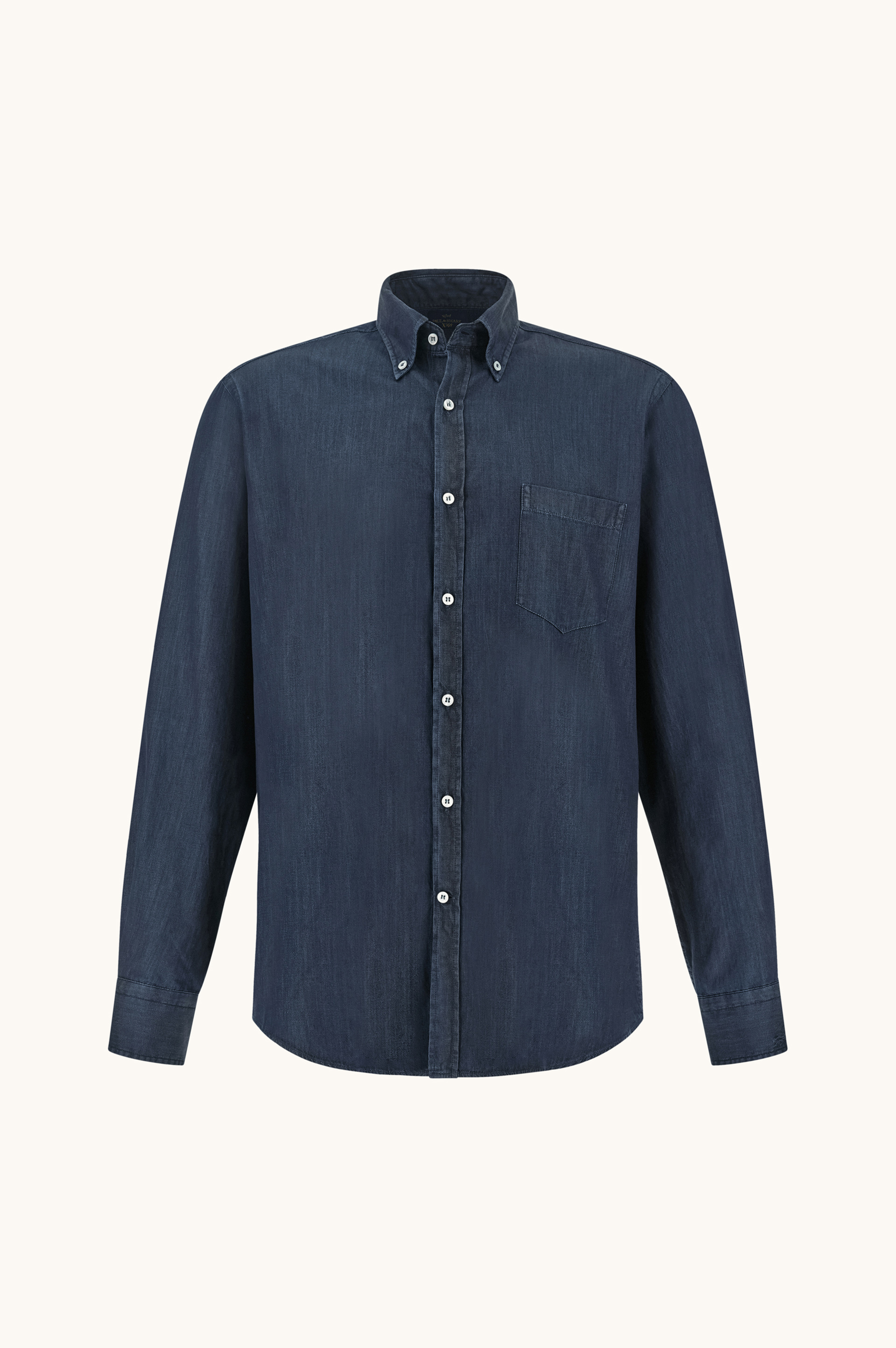 X-Soft Hemd aus Giza-Baumwolle light denim image number 0