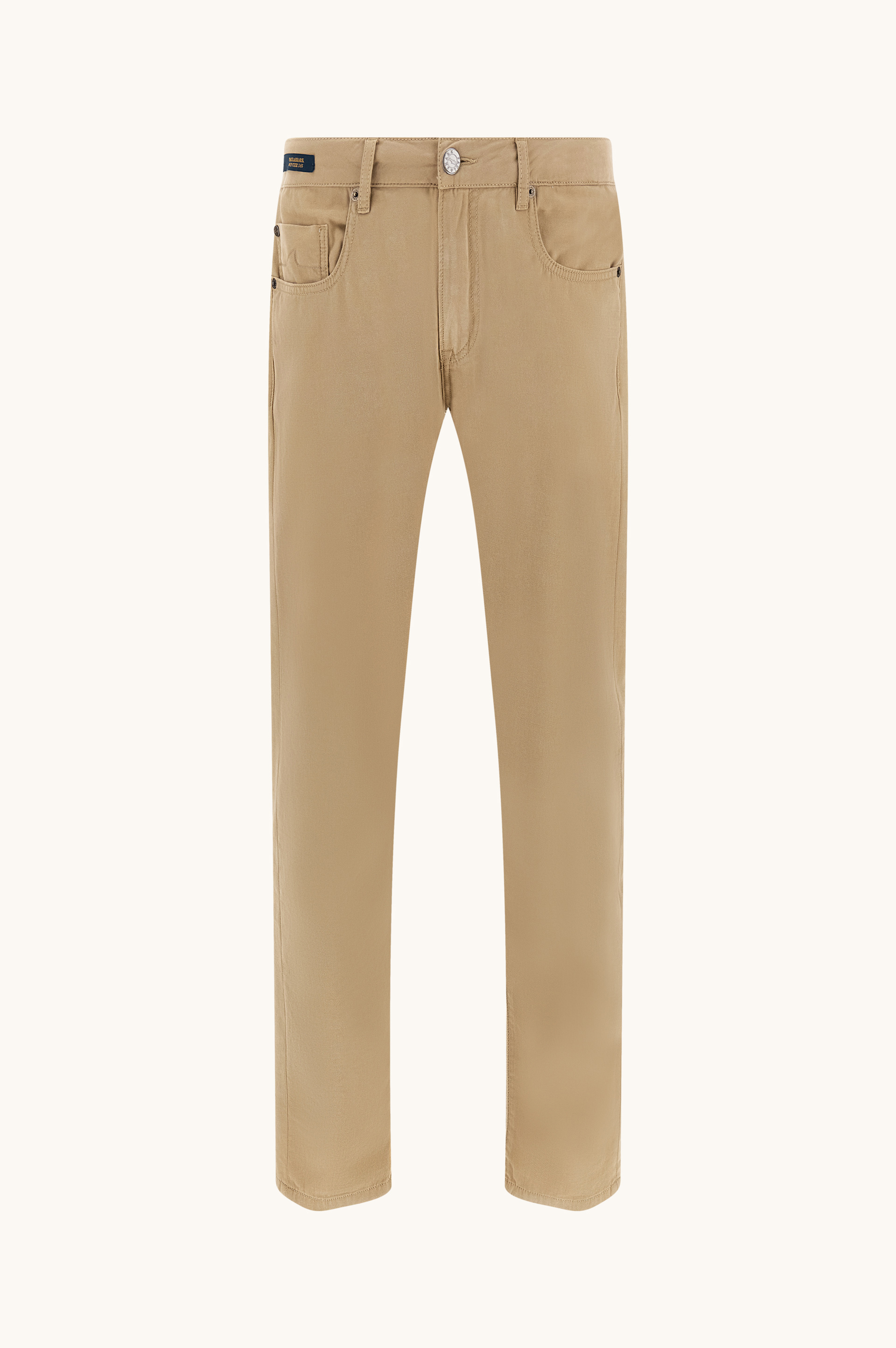 Stretch cotton 5-pocket pants image number 1