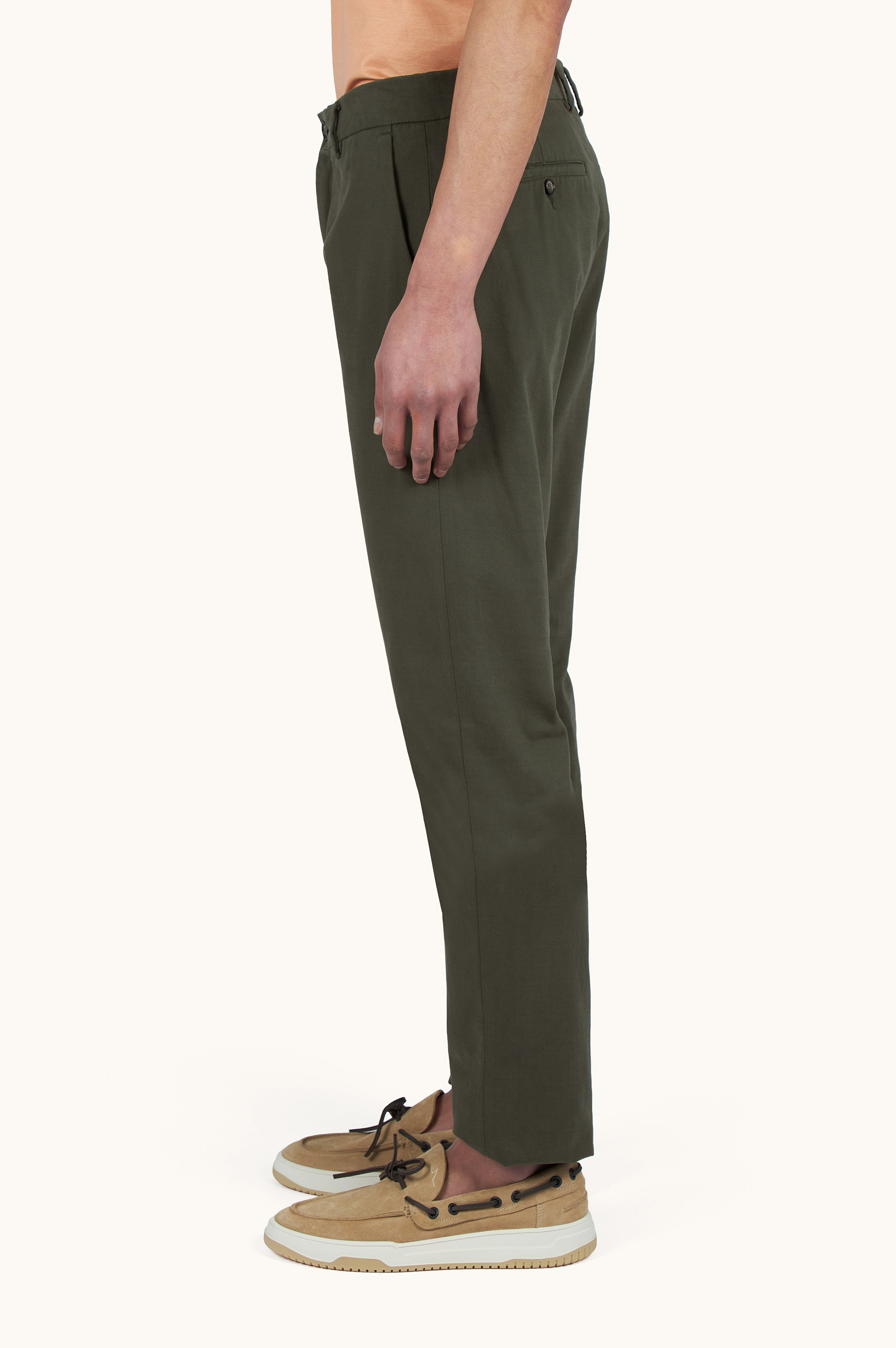 Pantalon Bellagio en coton stretch image number 4