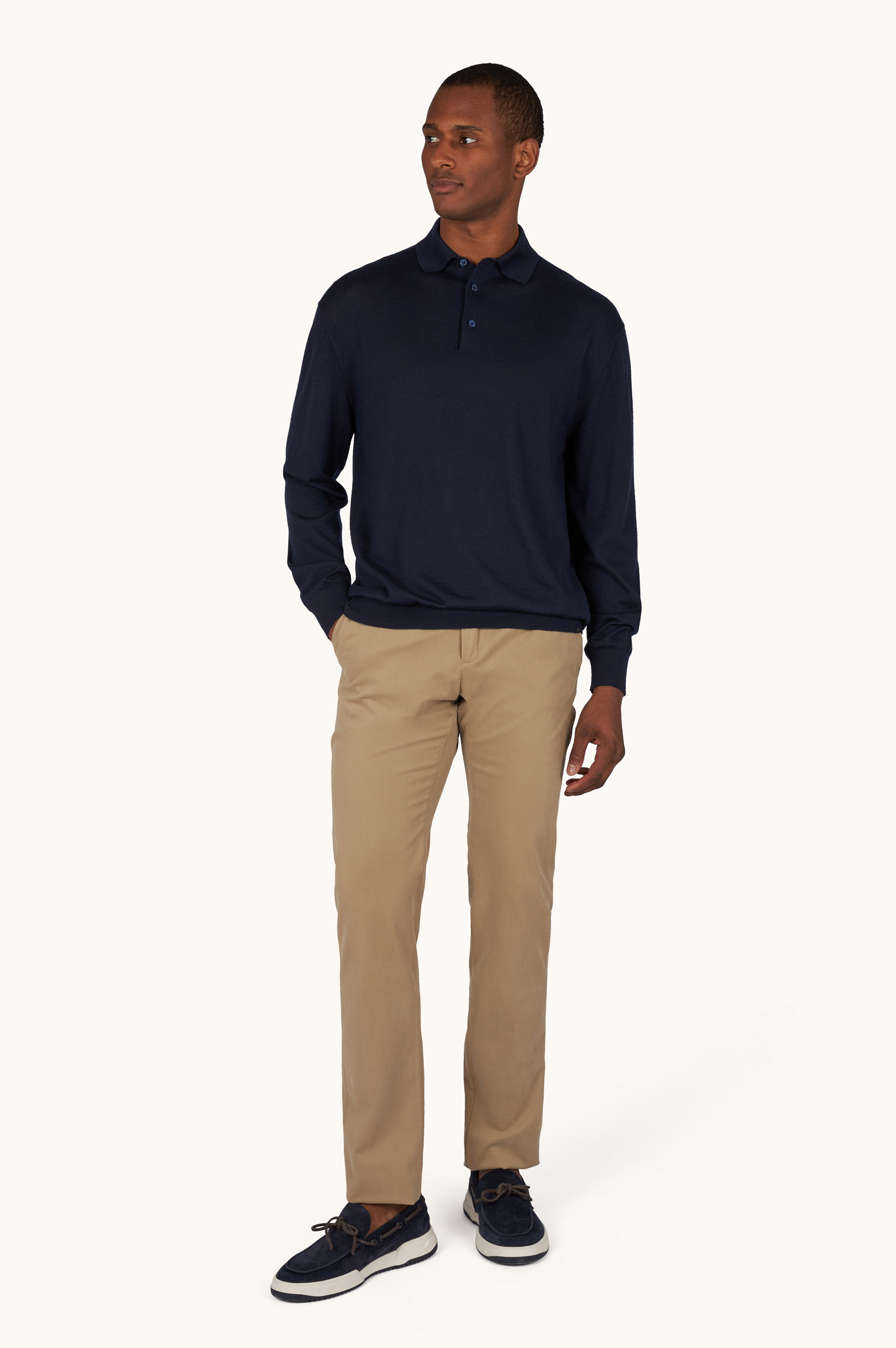 Pantalon Bellagio en coton stretch image number 1