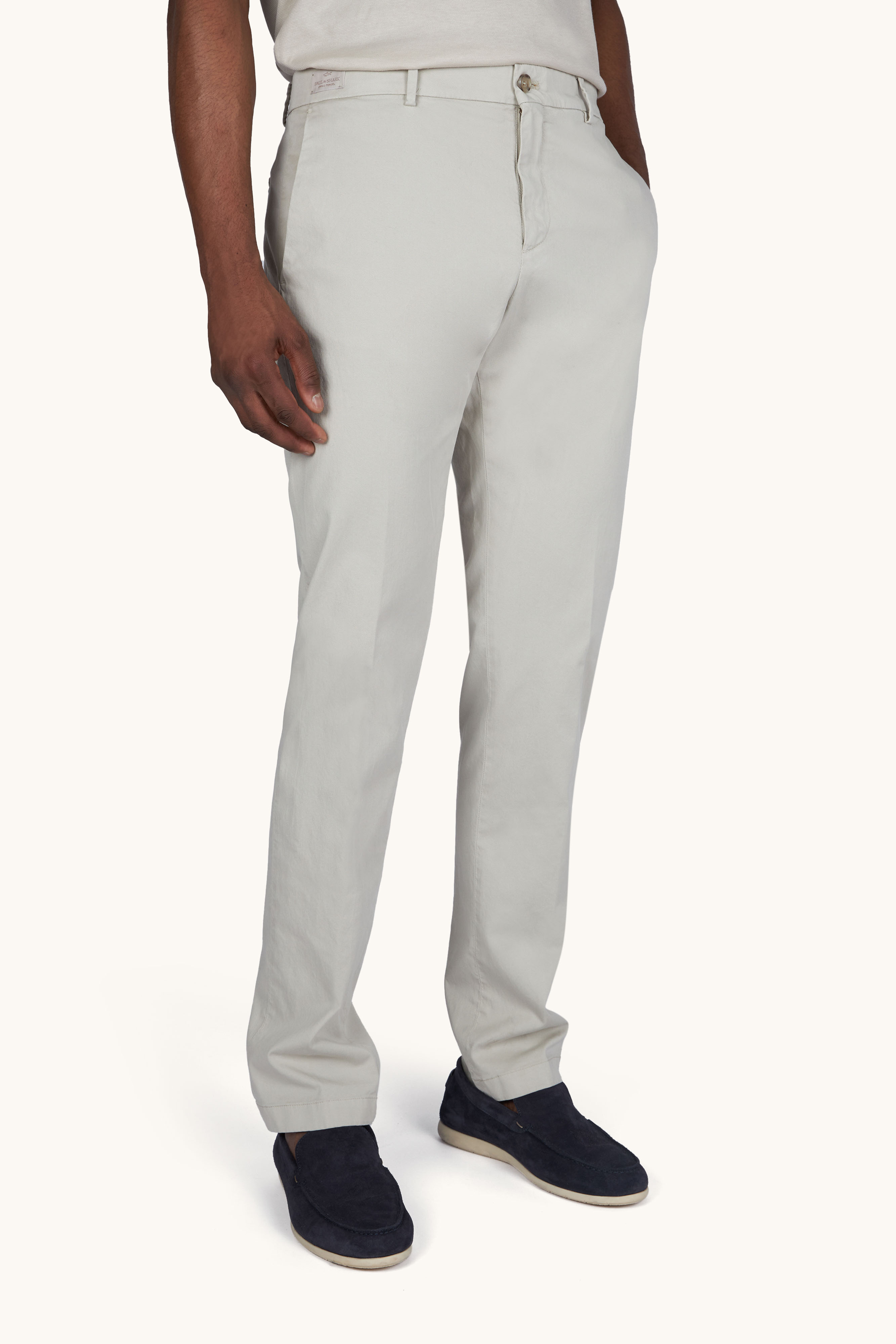 Bellagio stretch cotton trousers image number 0