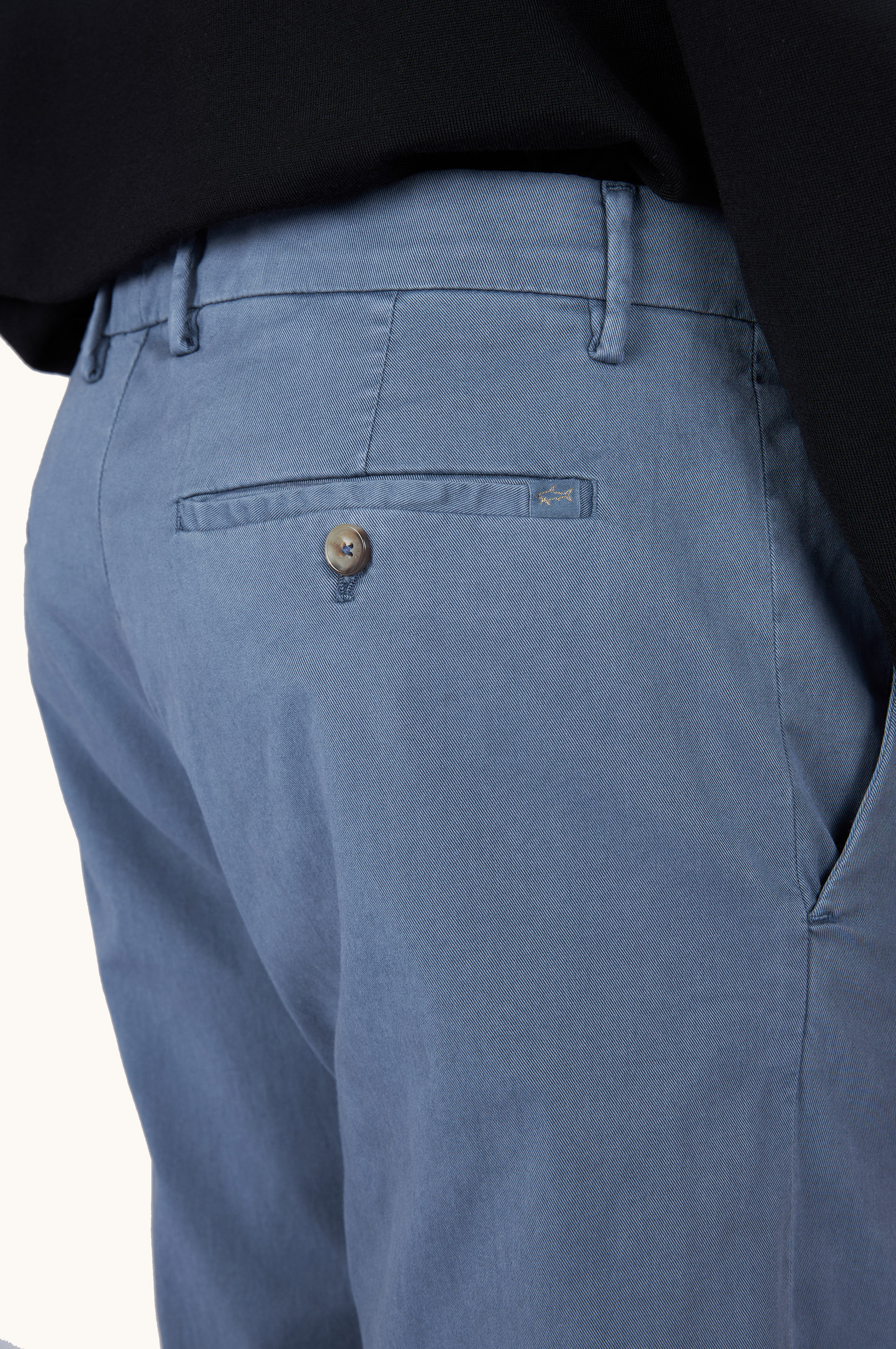 Bellagio stretch cotton trousers image number 4