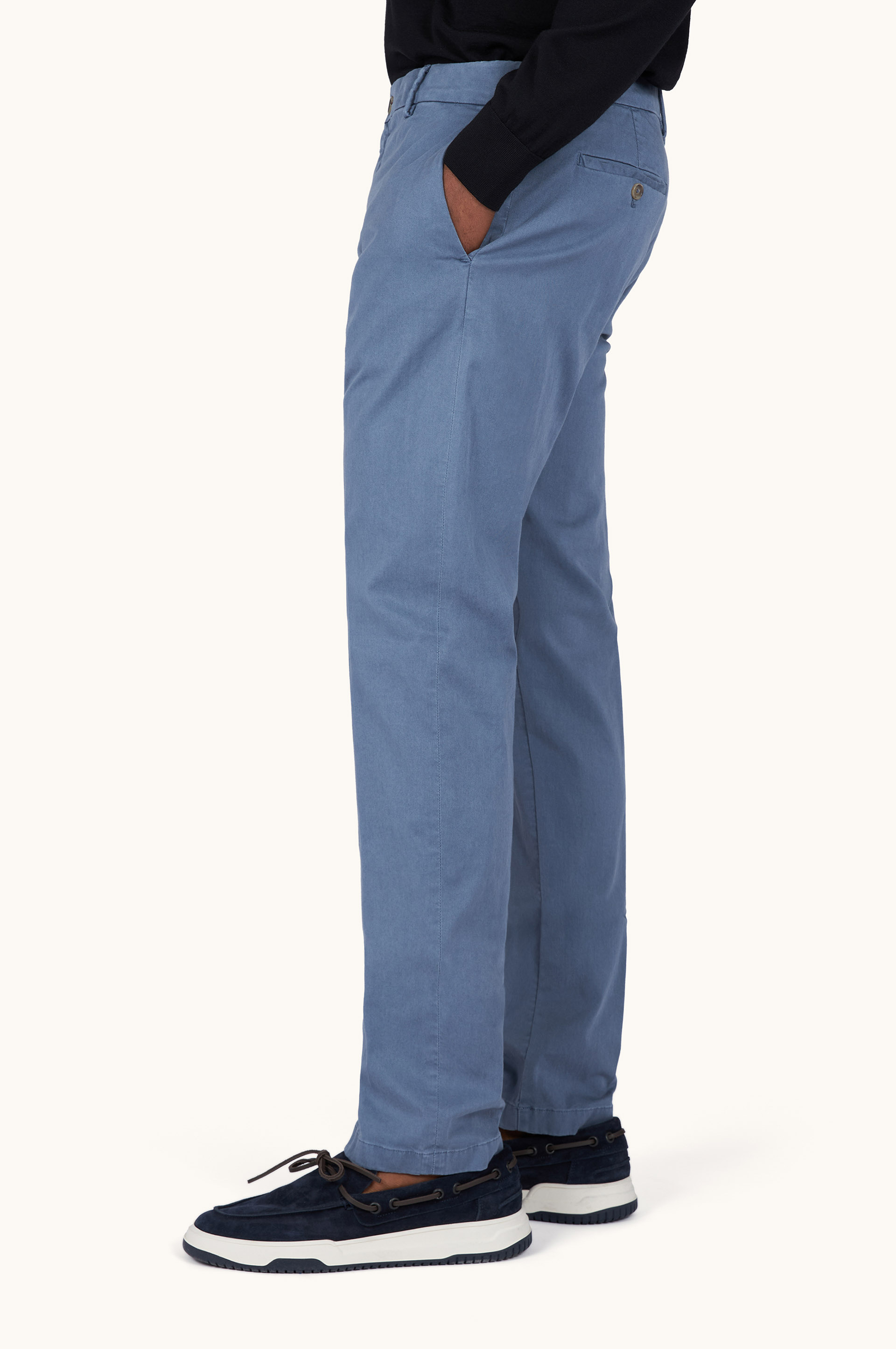 Bellagio stretch cotton trousers image number 5