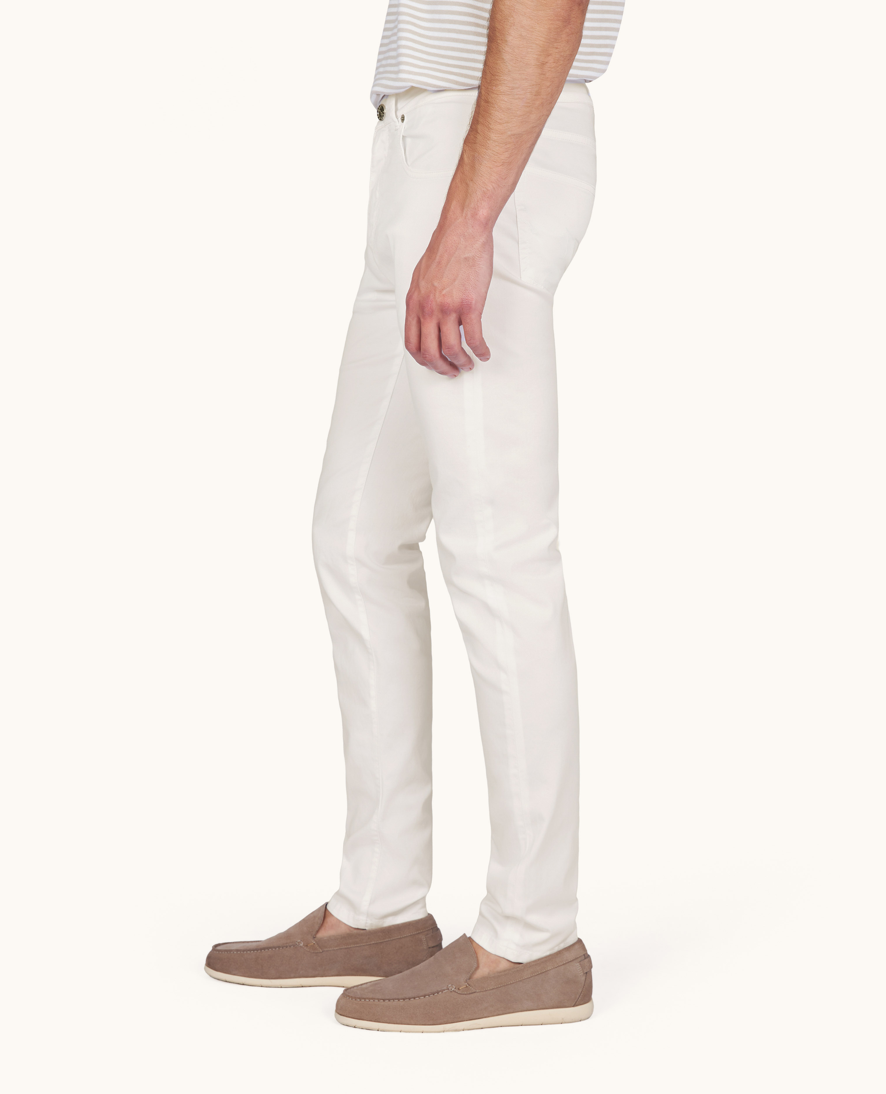 Pantalon Varese en coton stretch image number 4