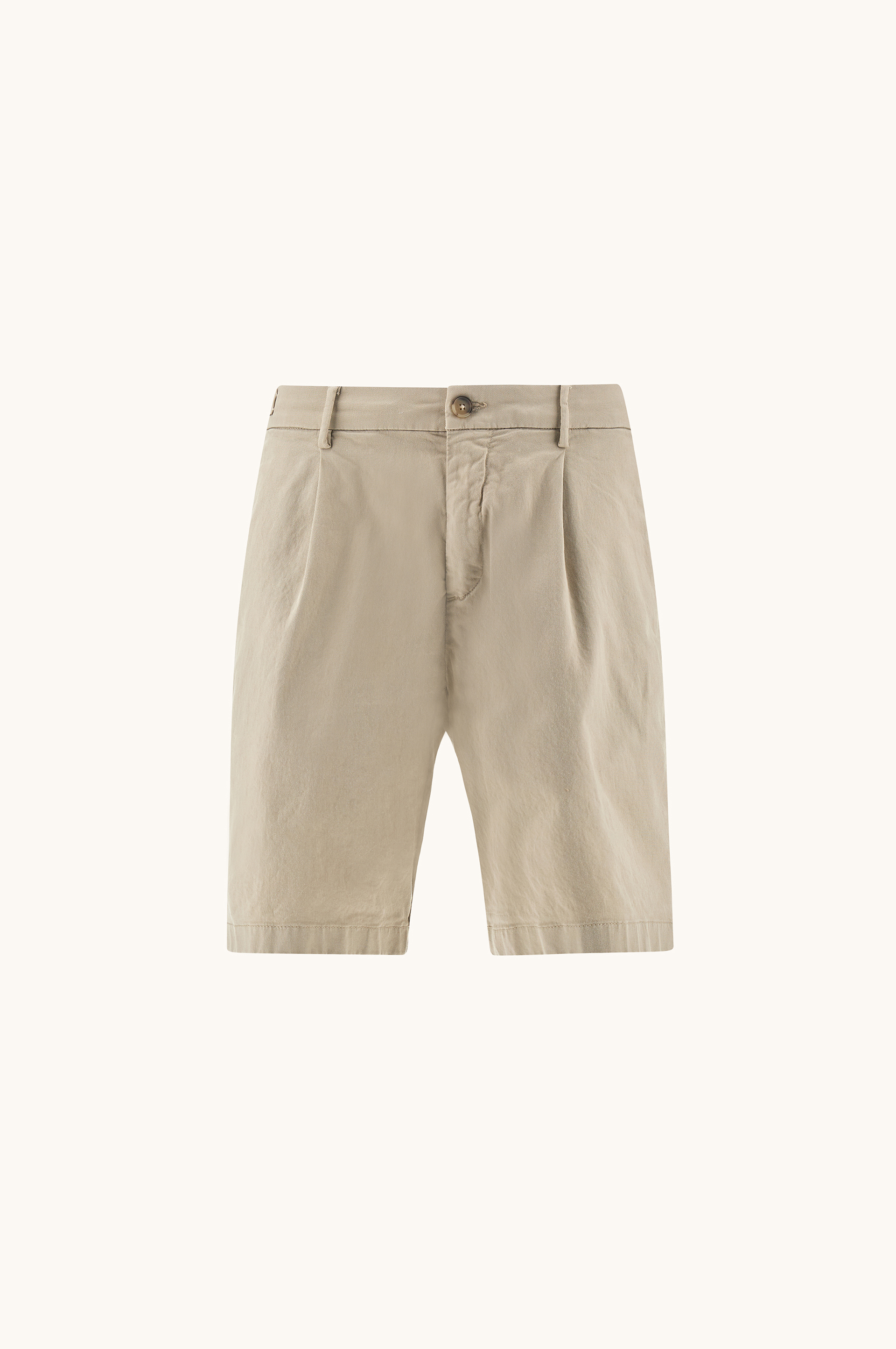 Bermudashorts aus Stretch-Baumwolle mit einer Pince image number 1