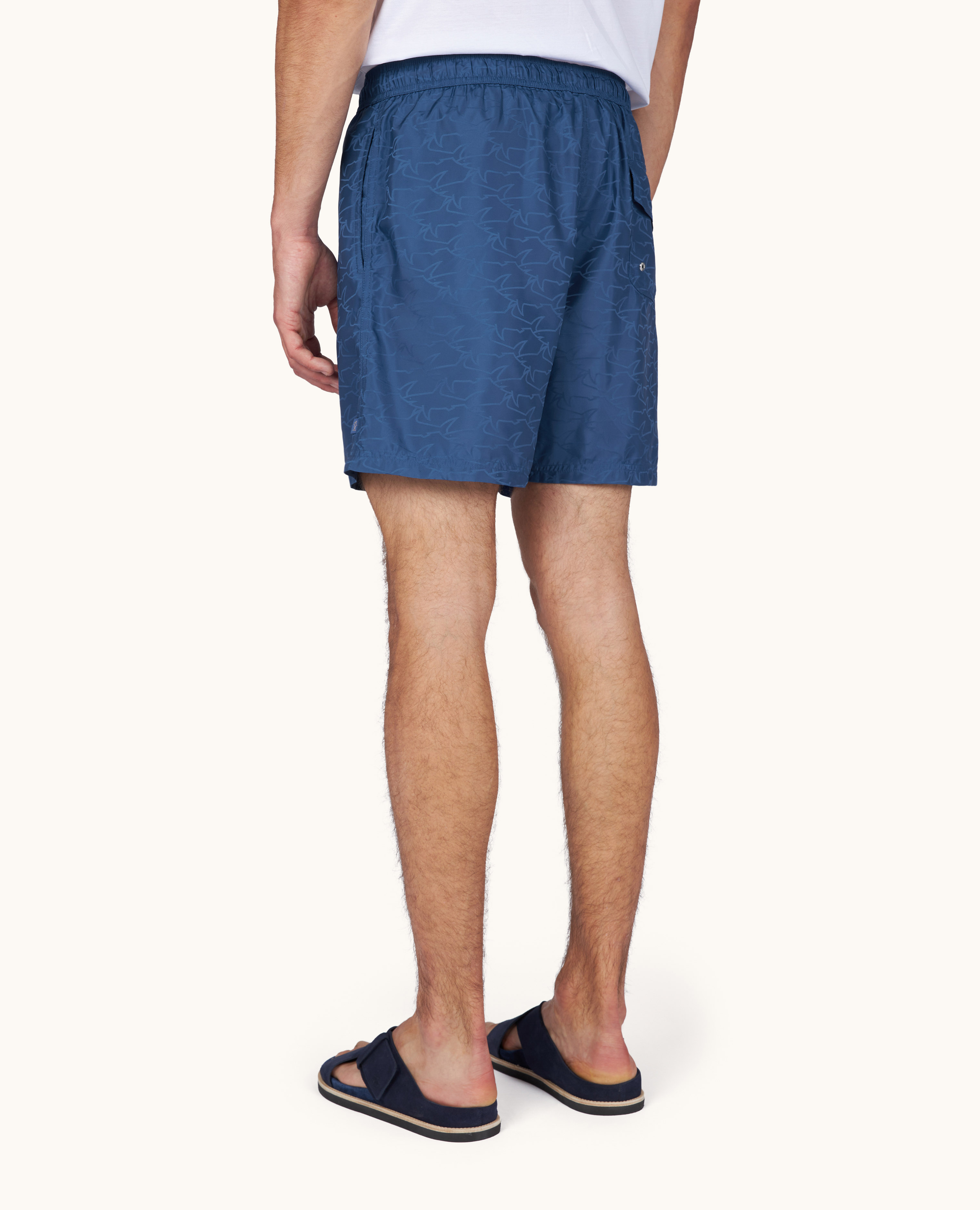 Maillot de bain Portofino avec imprim&eacute; Sharks Waves image number 3