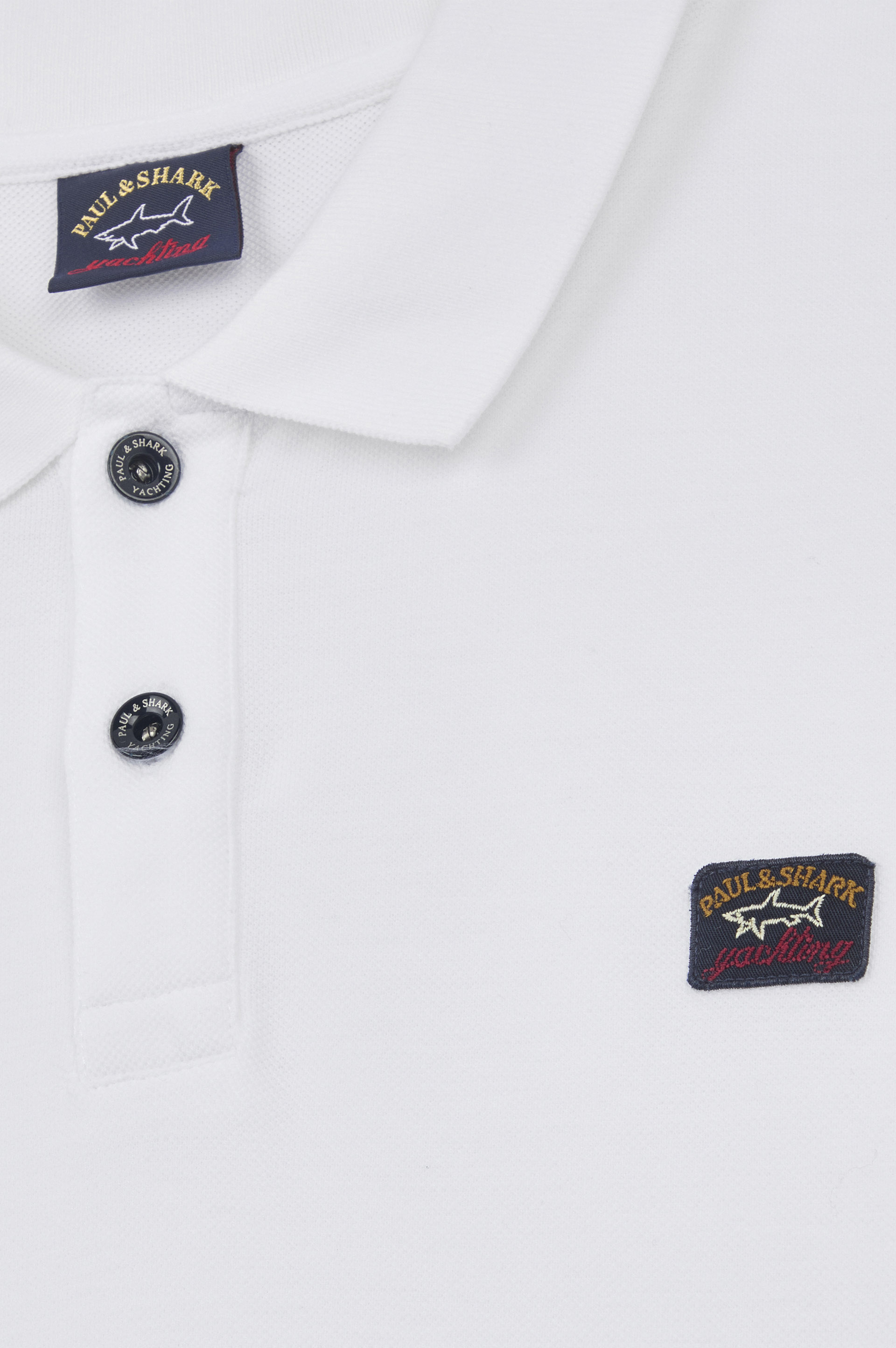 Cotton piqué Polo Shirt with iconic badge image number 5