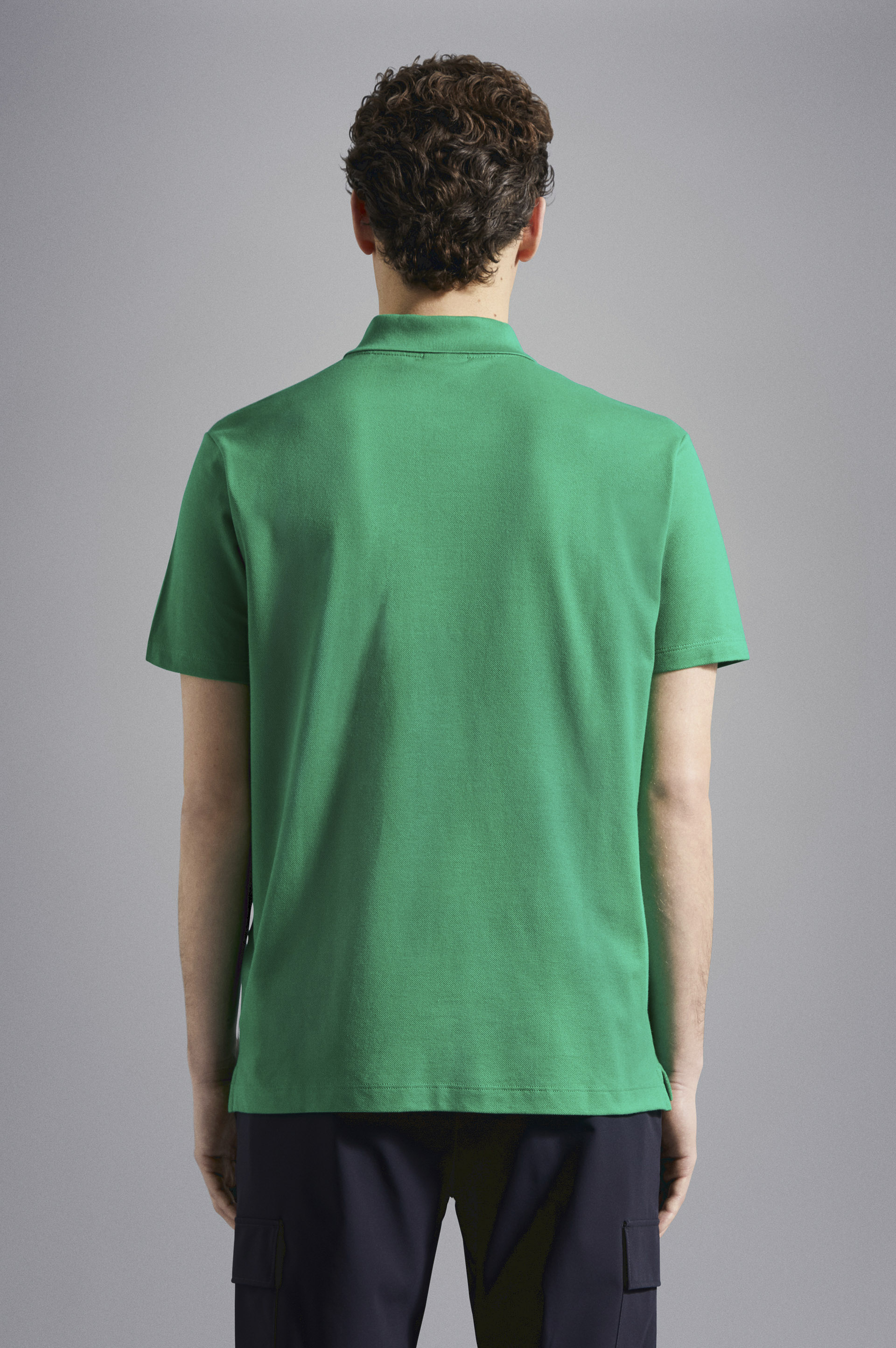 Cotton piqu&eacute; Polo Shirt with iconic badge image number 3