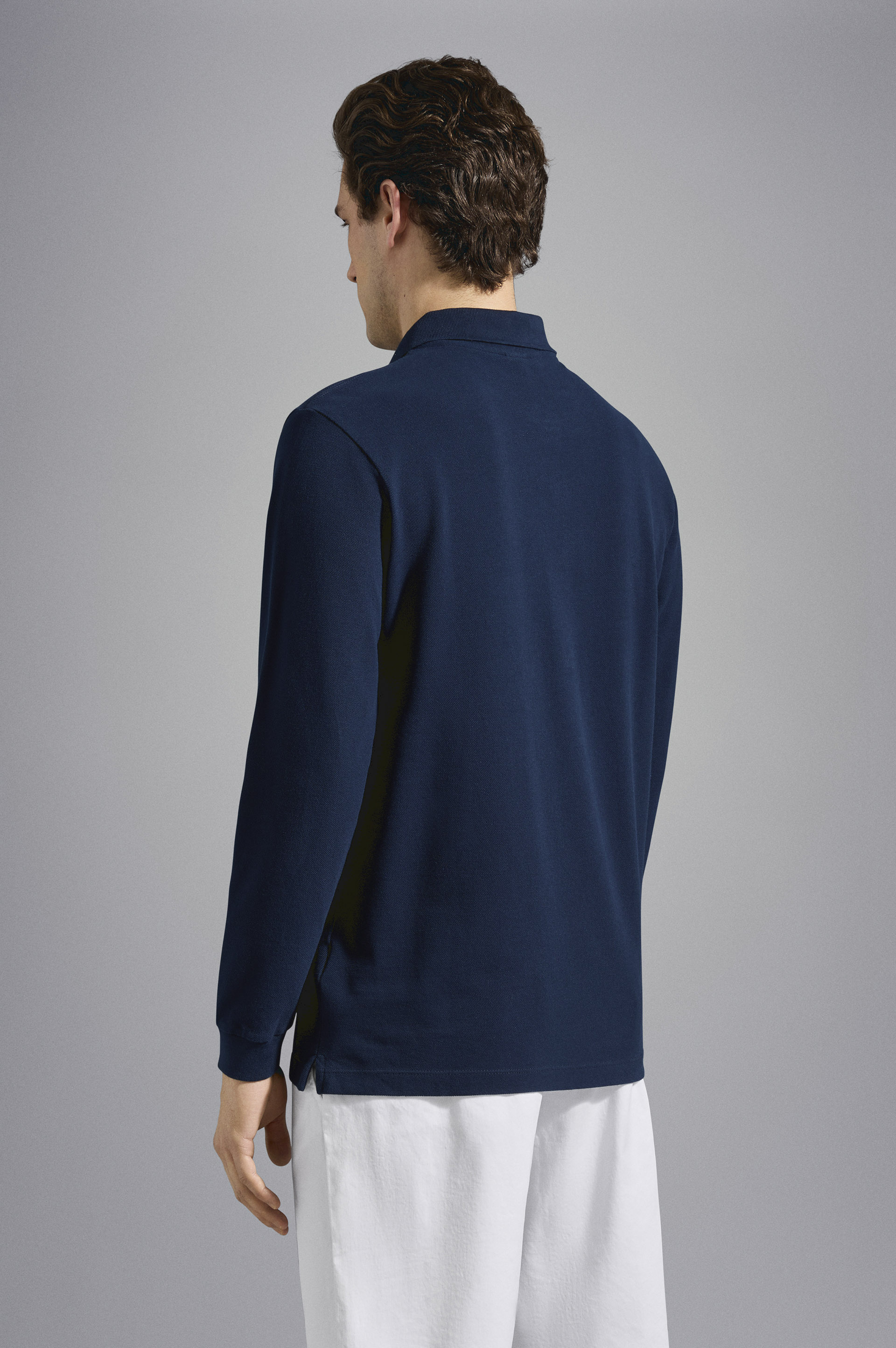 Polo en algodón piqué con Iconic badge image number 3 Polo en algodón piqué con Iconic badge image number 3