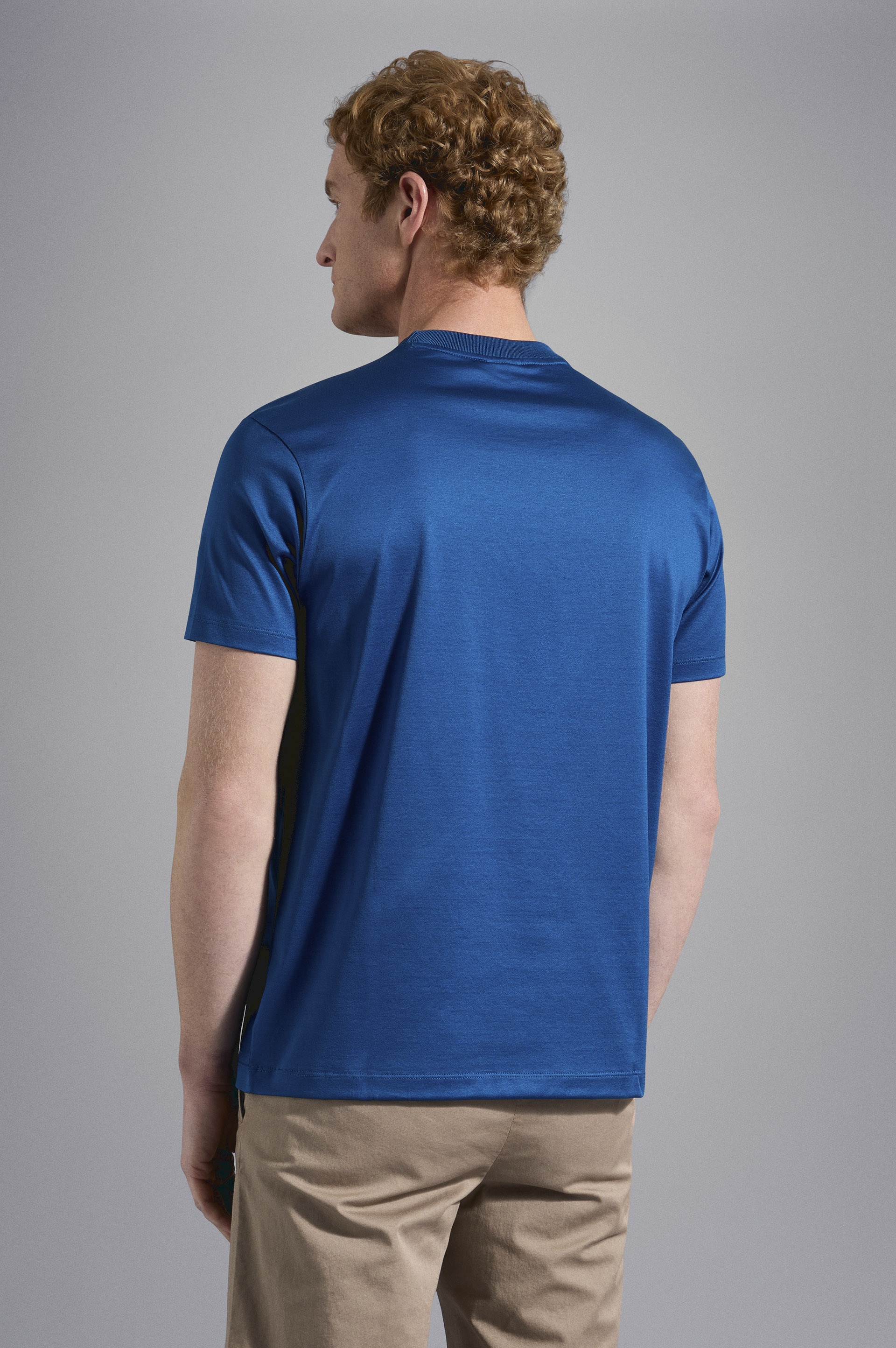 Cotton T-Shirt with embroidered Logo image number 3