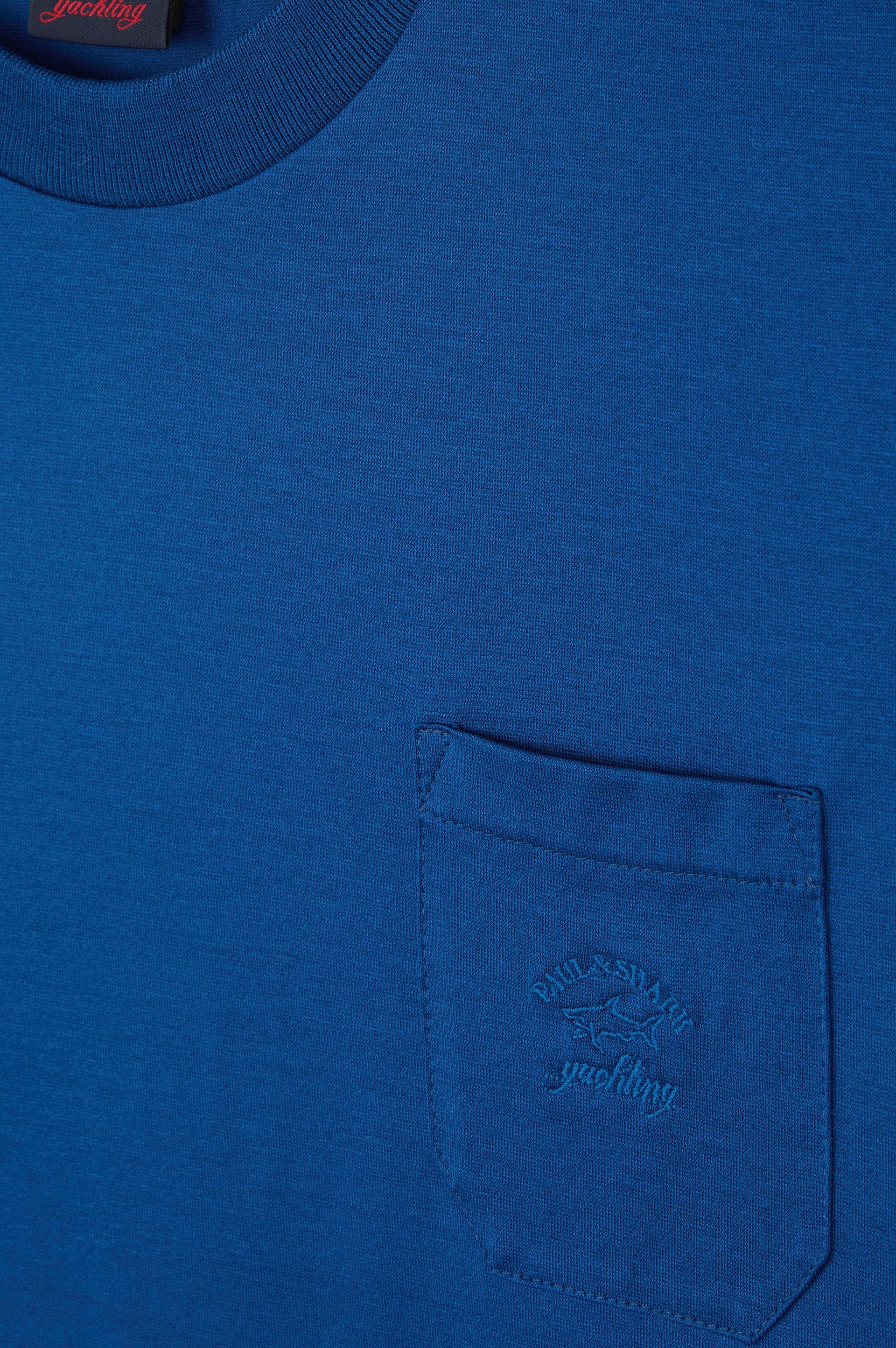 Cotton T-Shirt with embroidered Logo image number 5