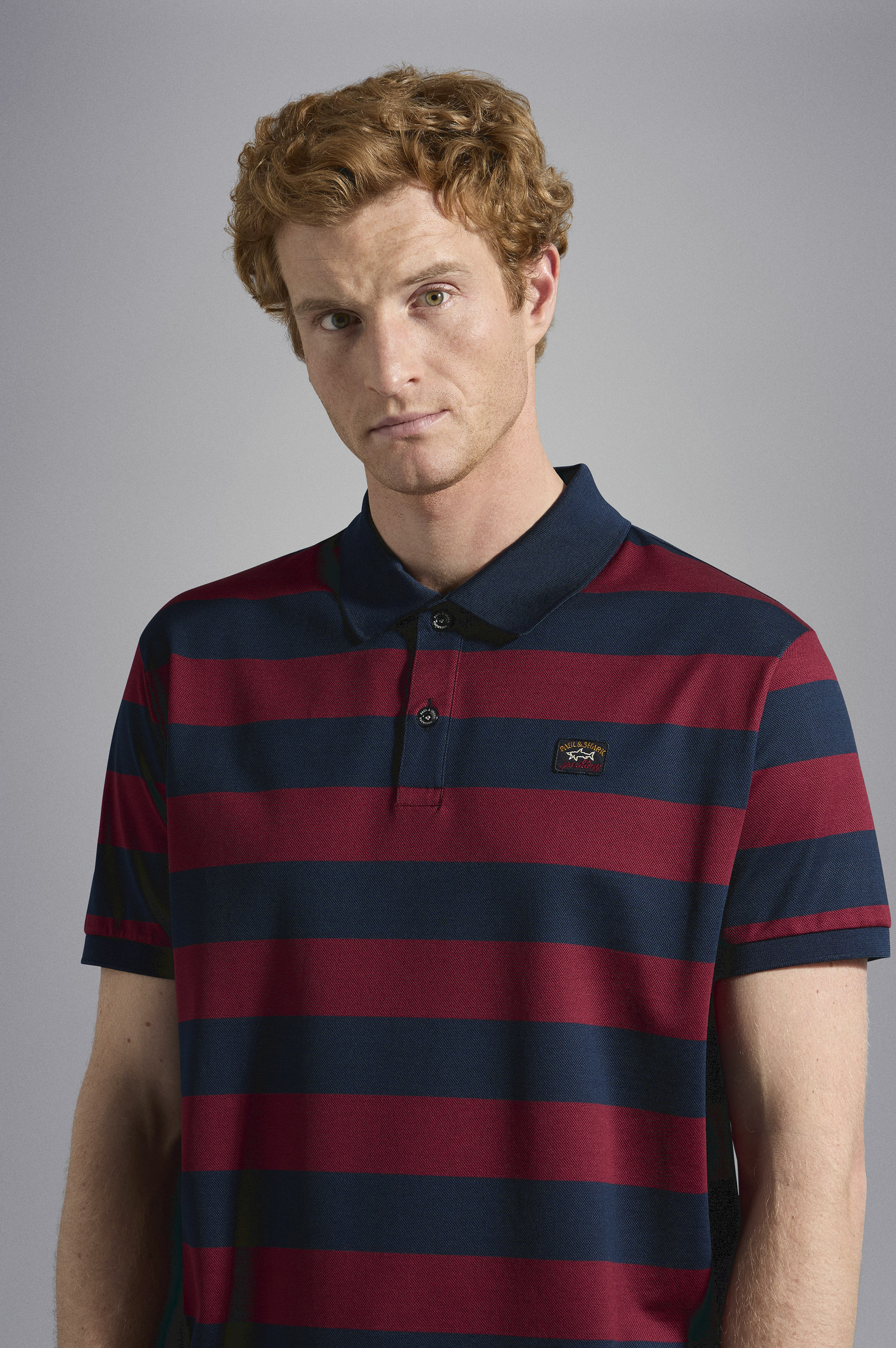 Polo en algodón piqué con Iconic badge image number 4 Polo en algodón piqué con Iconic badge image number 4