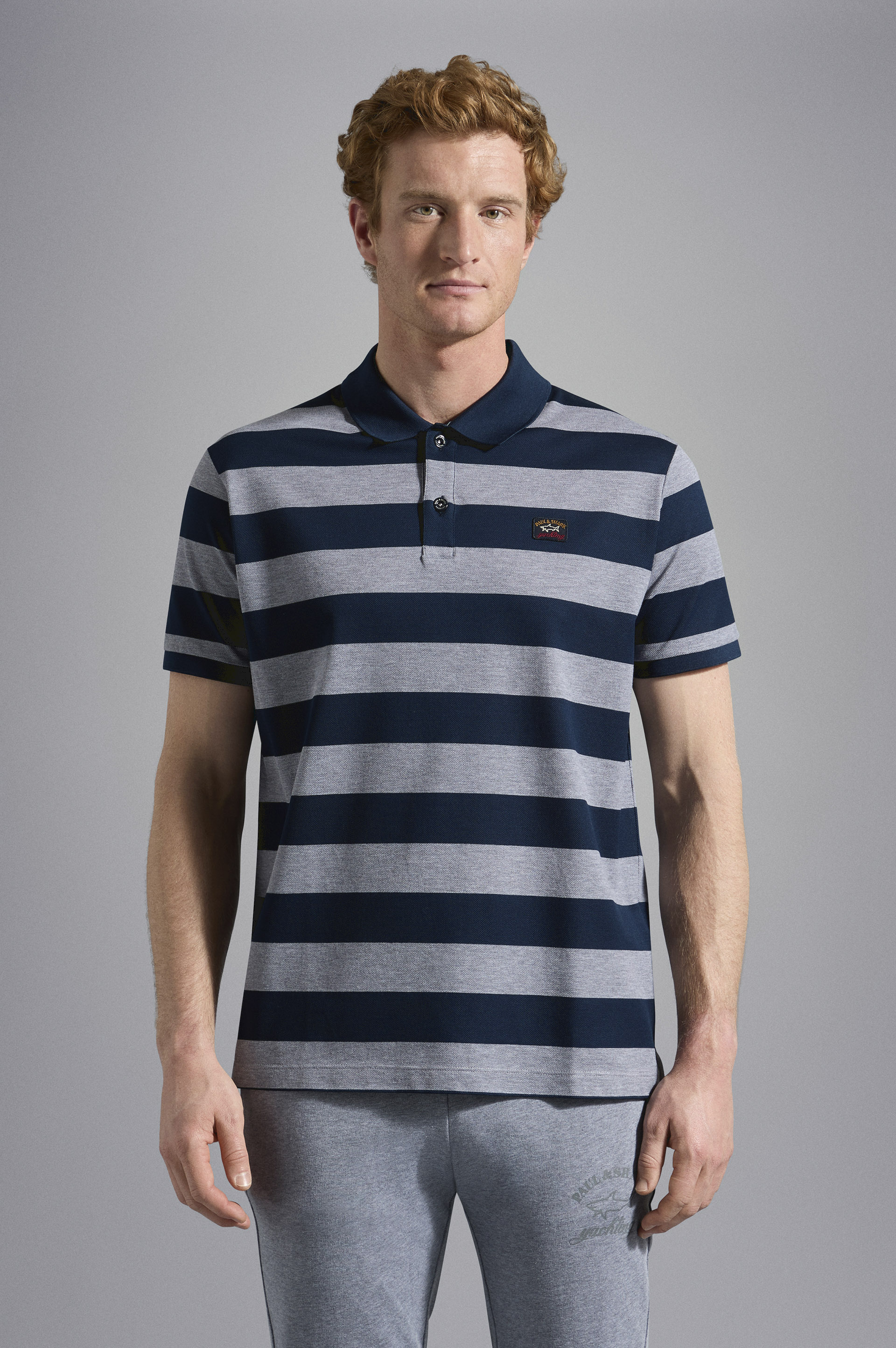 Cotton piqu&eacute; Polo with Iconic badge image number 0