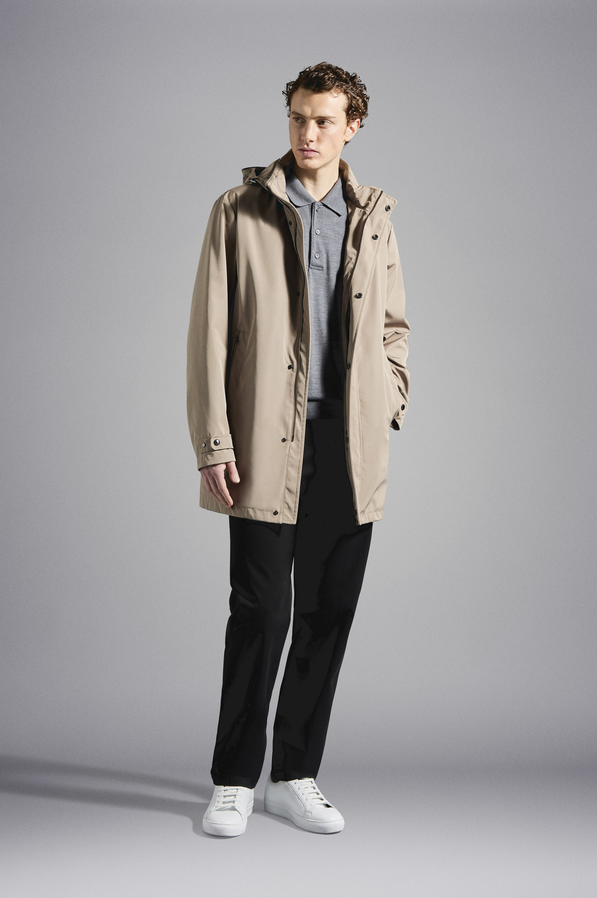 Polo en laine mérinos extra fine image number 2