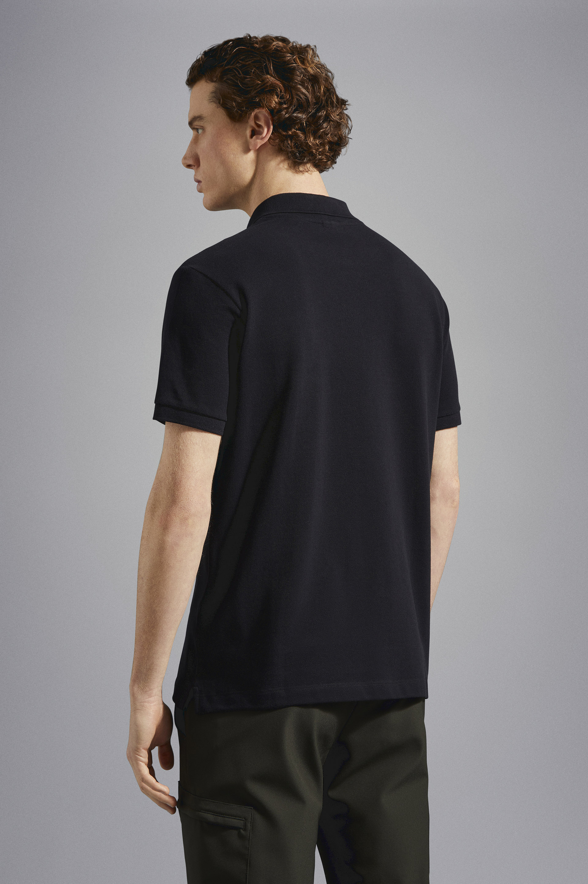 Cotton piqué Polo with Iconic badge image number 3