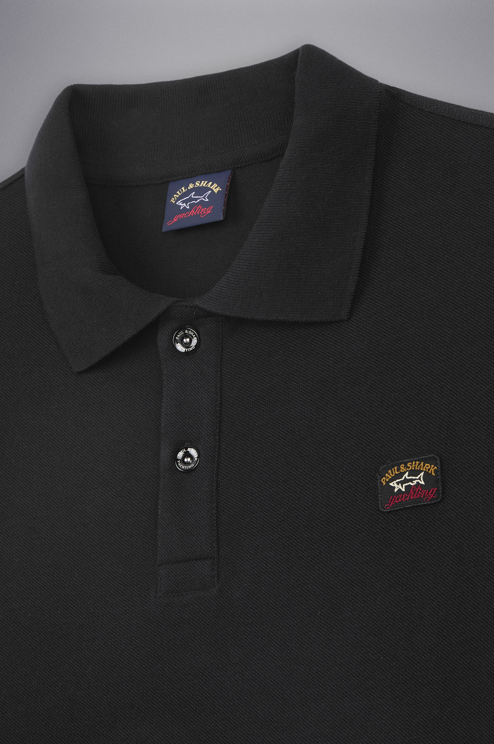 Cotton piqué Polo with Iconic badge image number 5