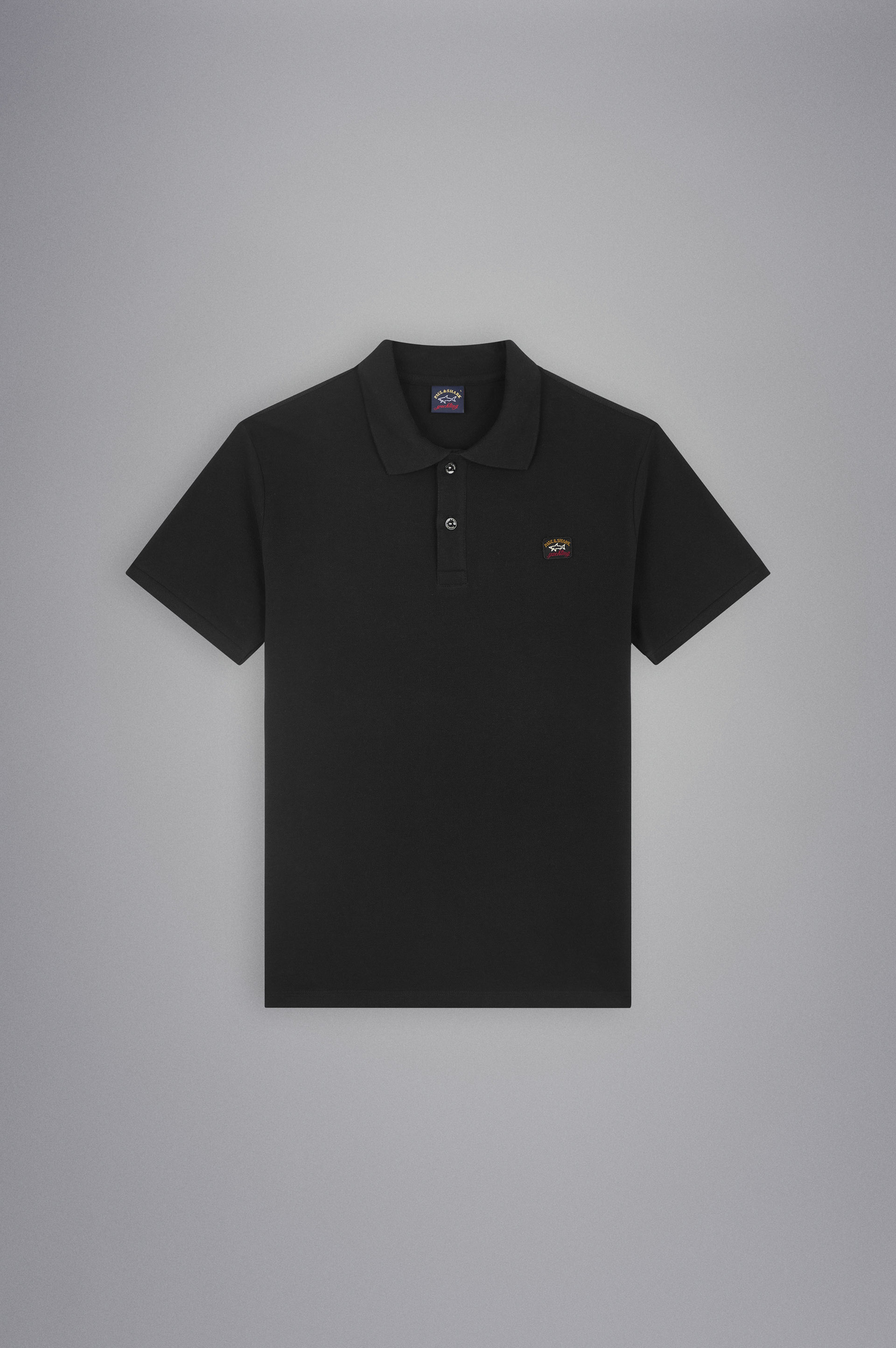 Cotton piqué Polo with Iconic badge image number 1