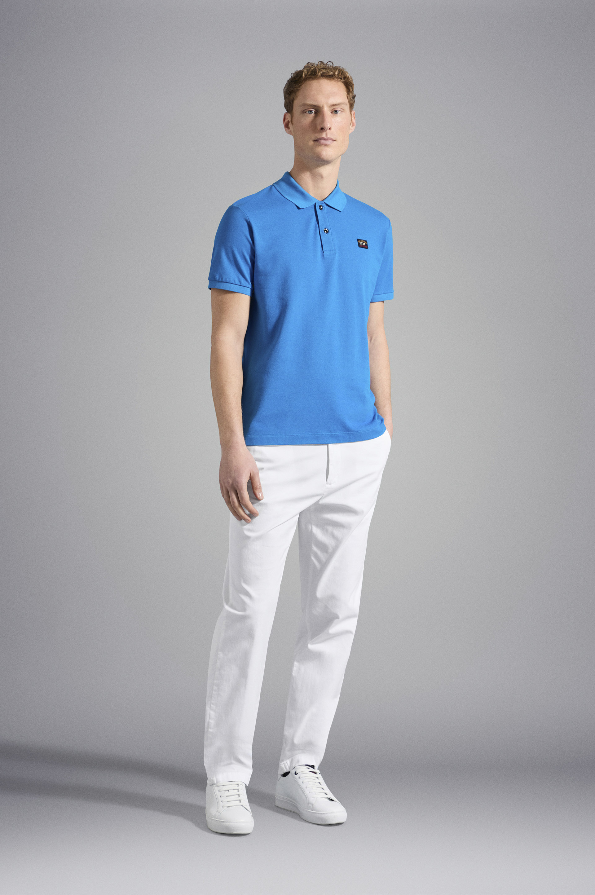 Поло из органического хлопка-пике с логотипом image number 2