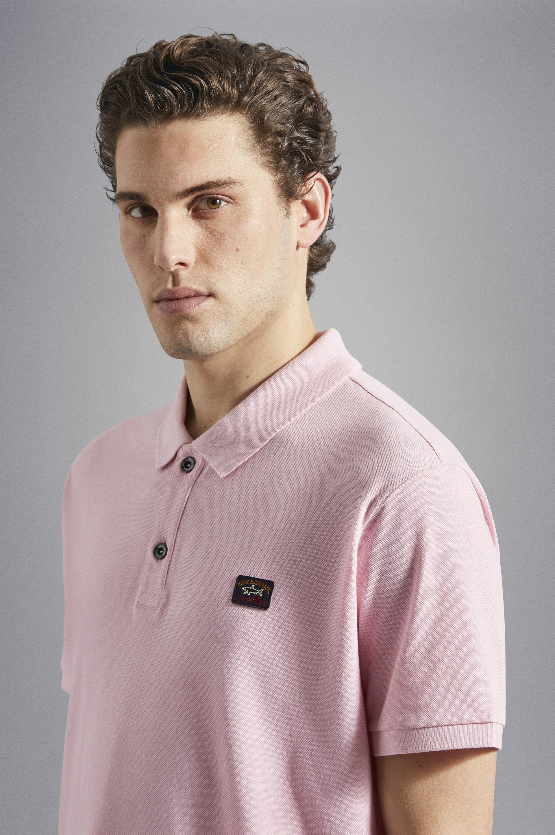 Cotton piqu&eacute; Polo with Iconic badge image number 4