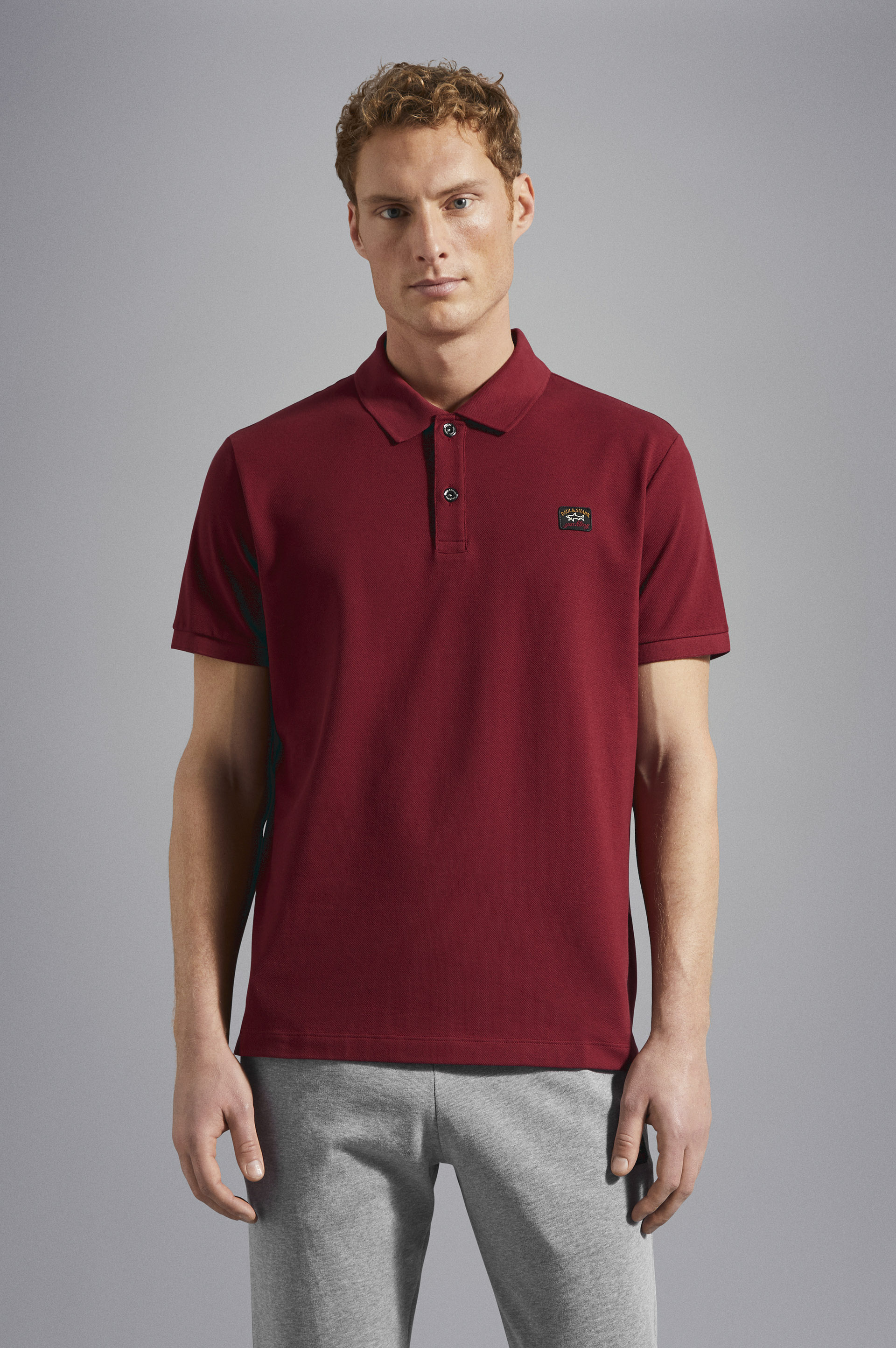 Cotton piqu&eacute; Polo with Iconic badge image number 0