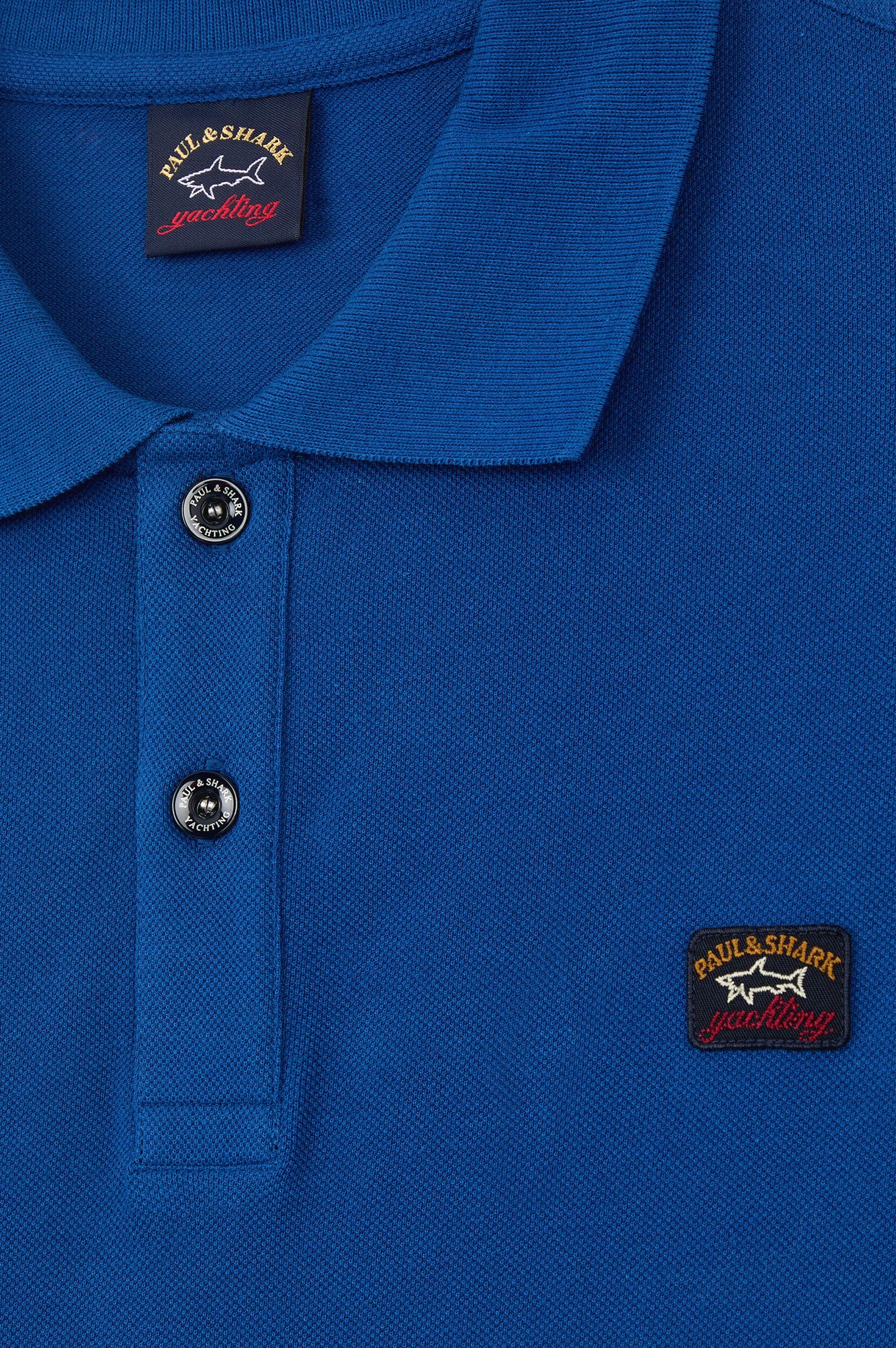 Polo en algodón piqué con Iconic badge image number 5