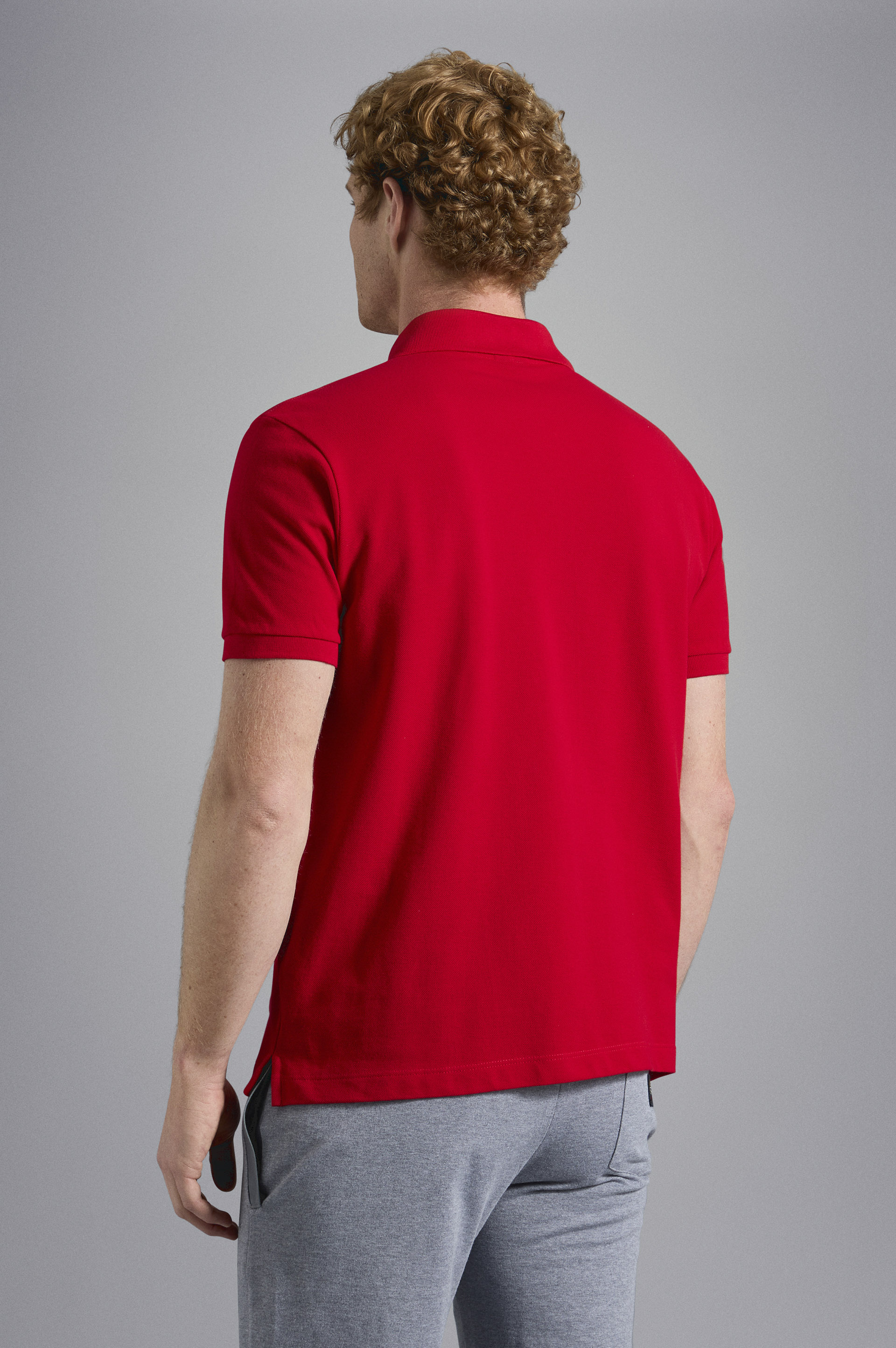 Polo en algodón piqué con Iconic badge image number 3 Polo en algodón piqué con Iconic badge image number 3