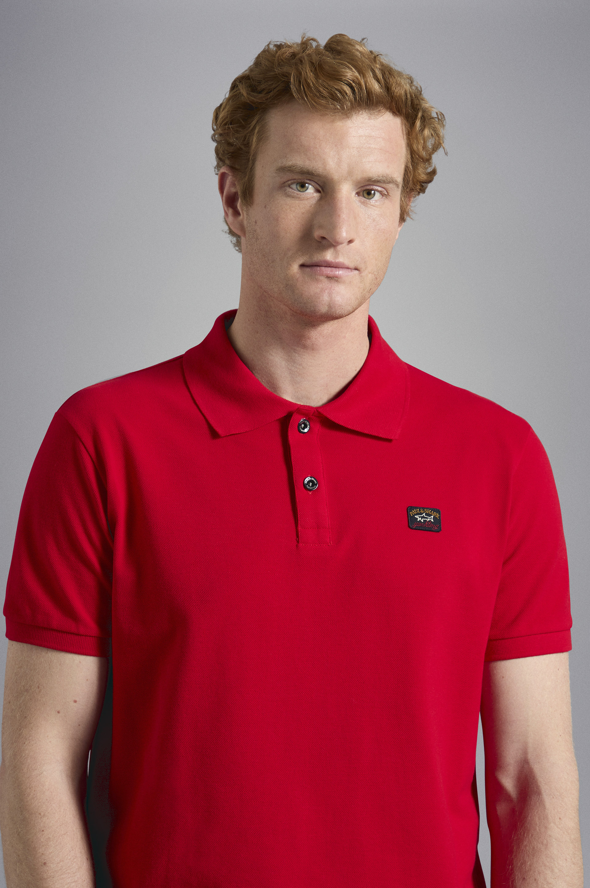 Polo en algodón piqué con Iconic badge image number 4 Polo en algodón piqué con Iconic badge image number 4