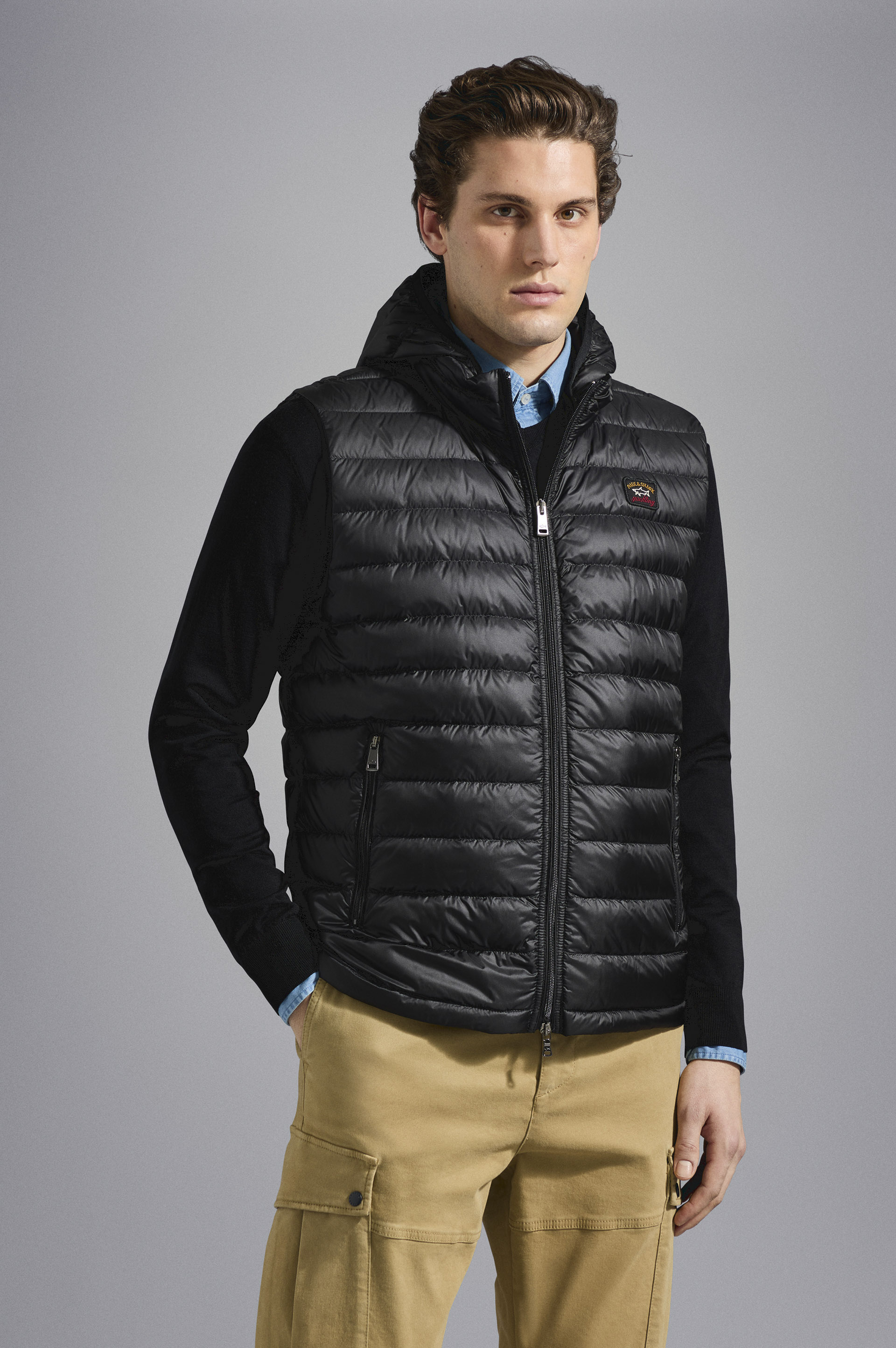 Ultralight down jacket with detachable hood