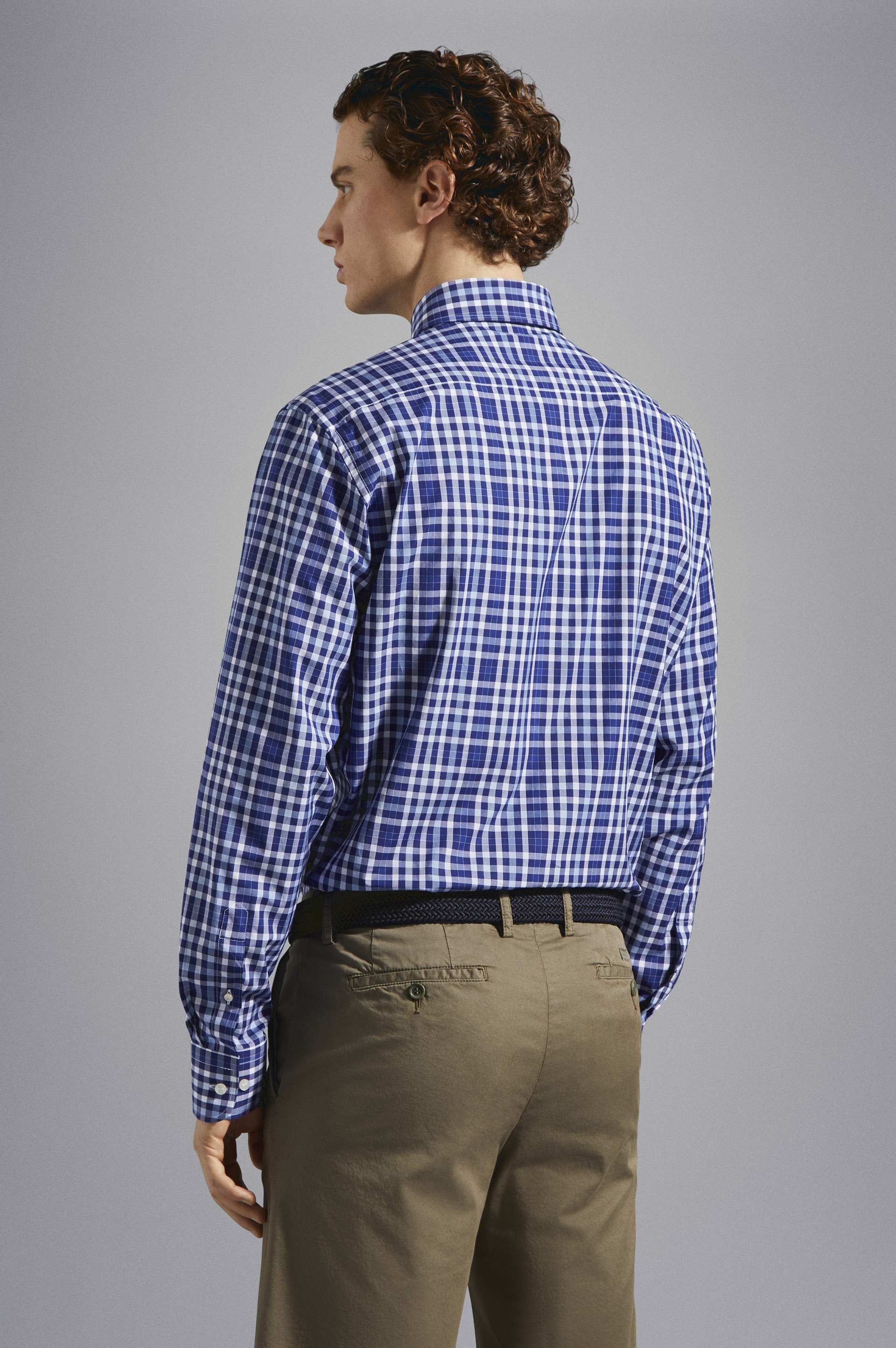 Multicolour check cotton shirt image number 3