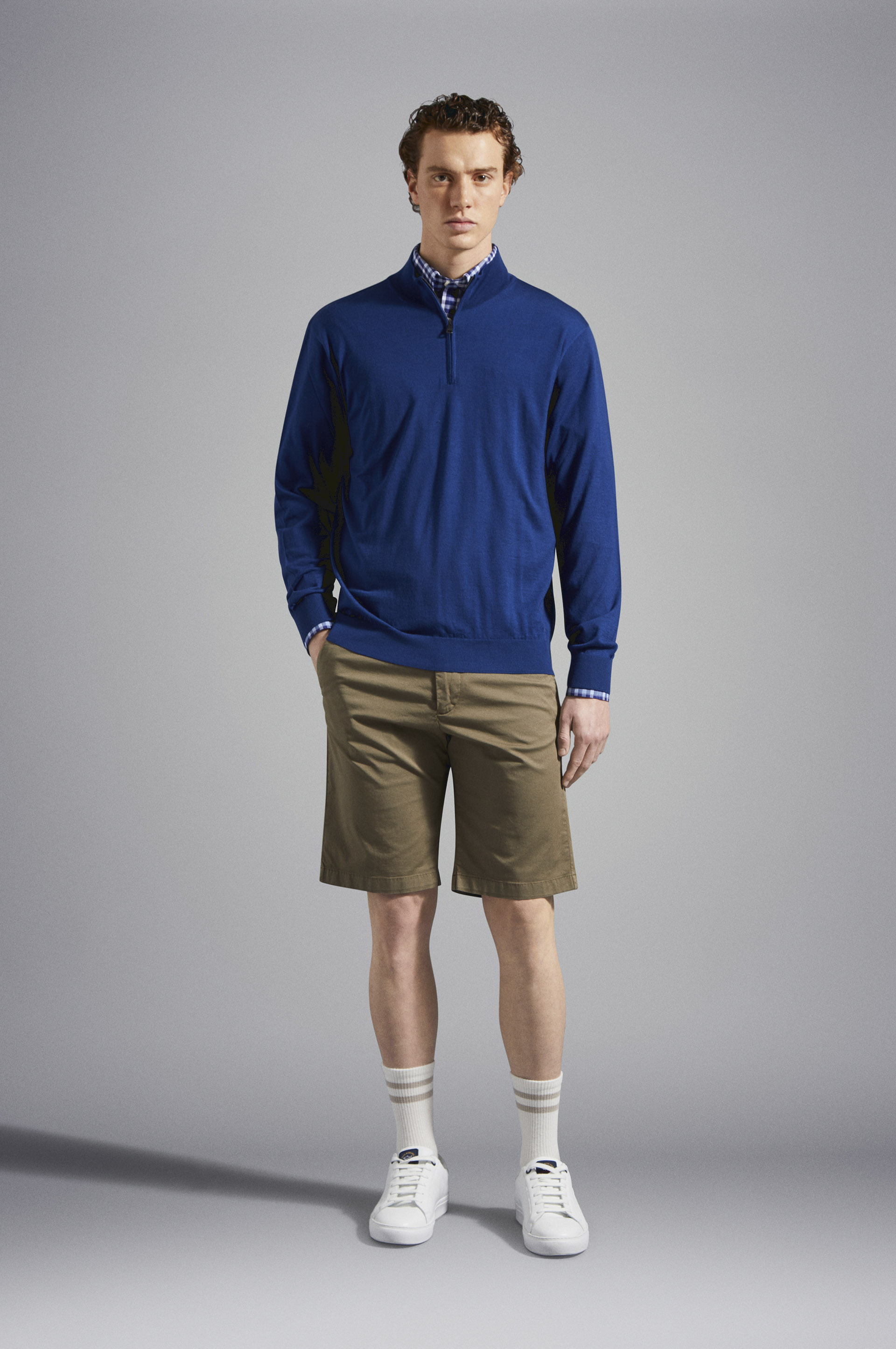 Multicolour check cotton shirt image number 2
