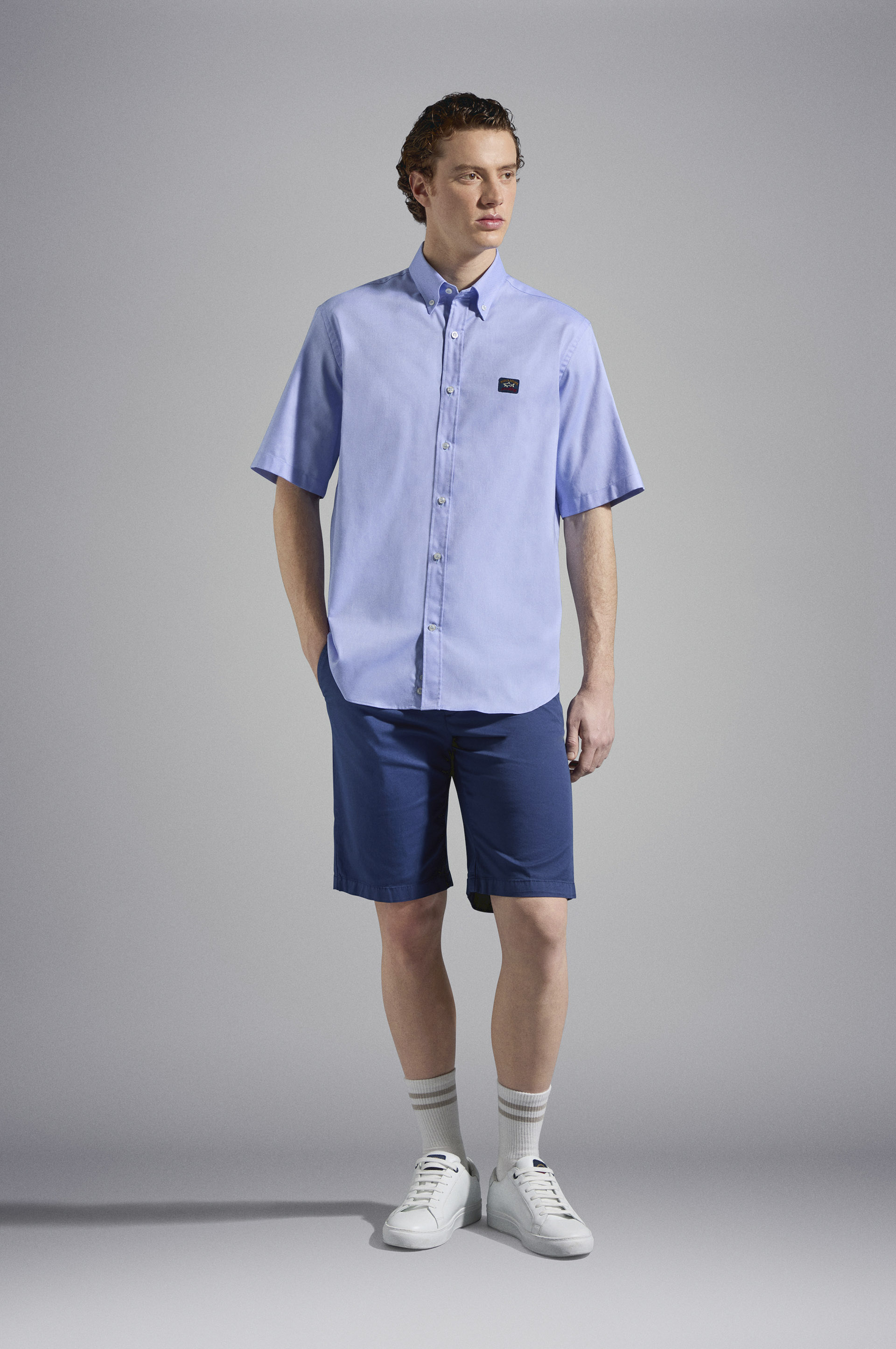 Chemise en coton Oxford image number 2 Chemise en coton Oxford image number 2