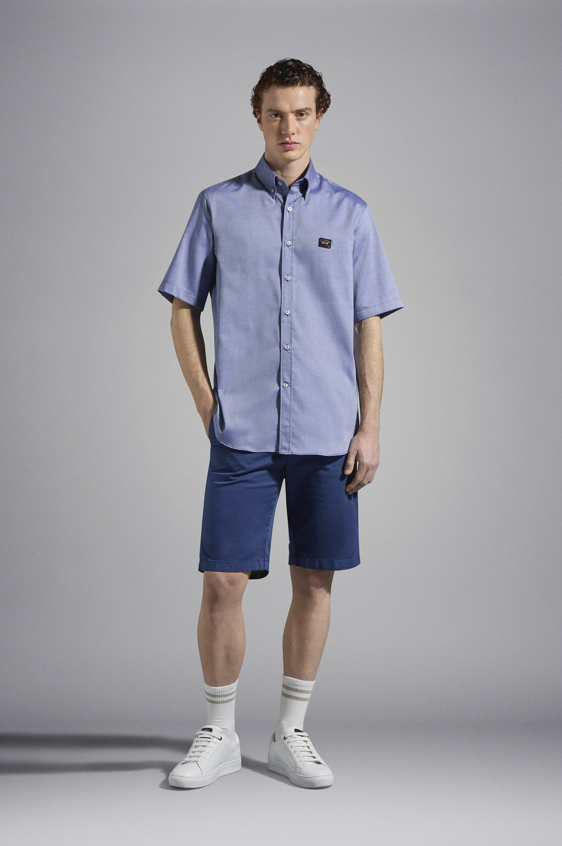 قميص أكسفورد من القطن image number 2